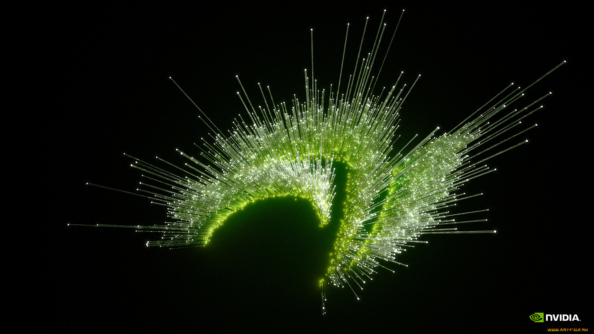 компьютеры, nvidia, фон, логотип