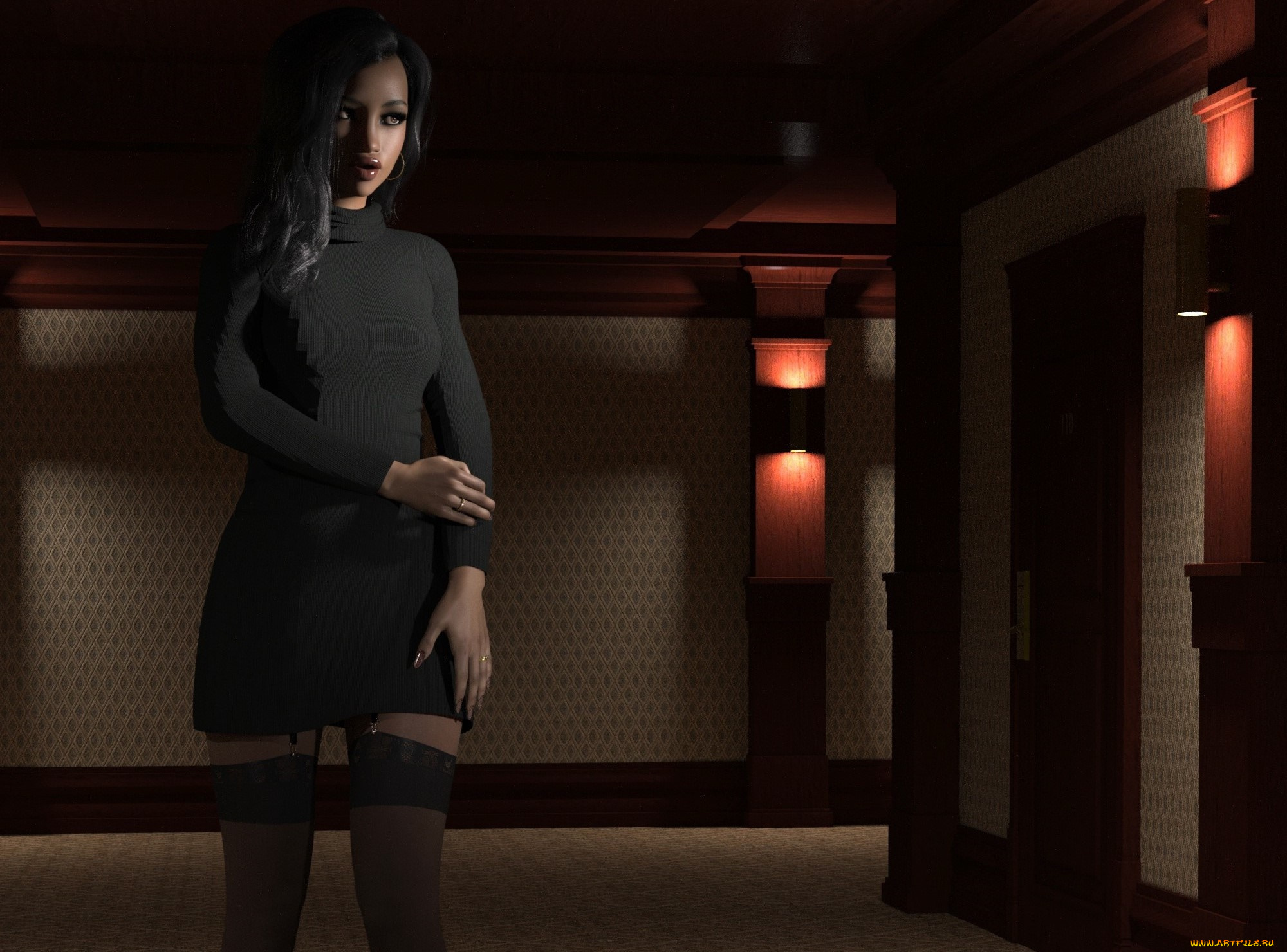 3д, графика, люди, , people, фон, взгляд, девушка