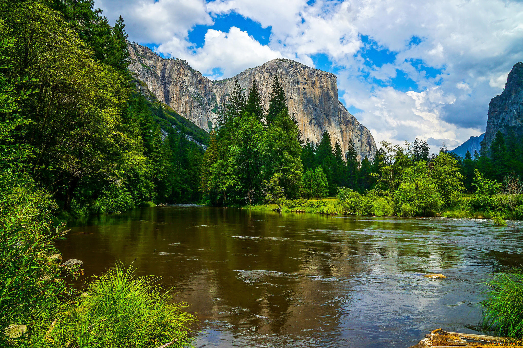 природа, реки, озера, yosemite, national, park, йосемитский, национальный, парк