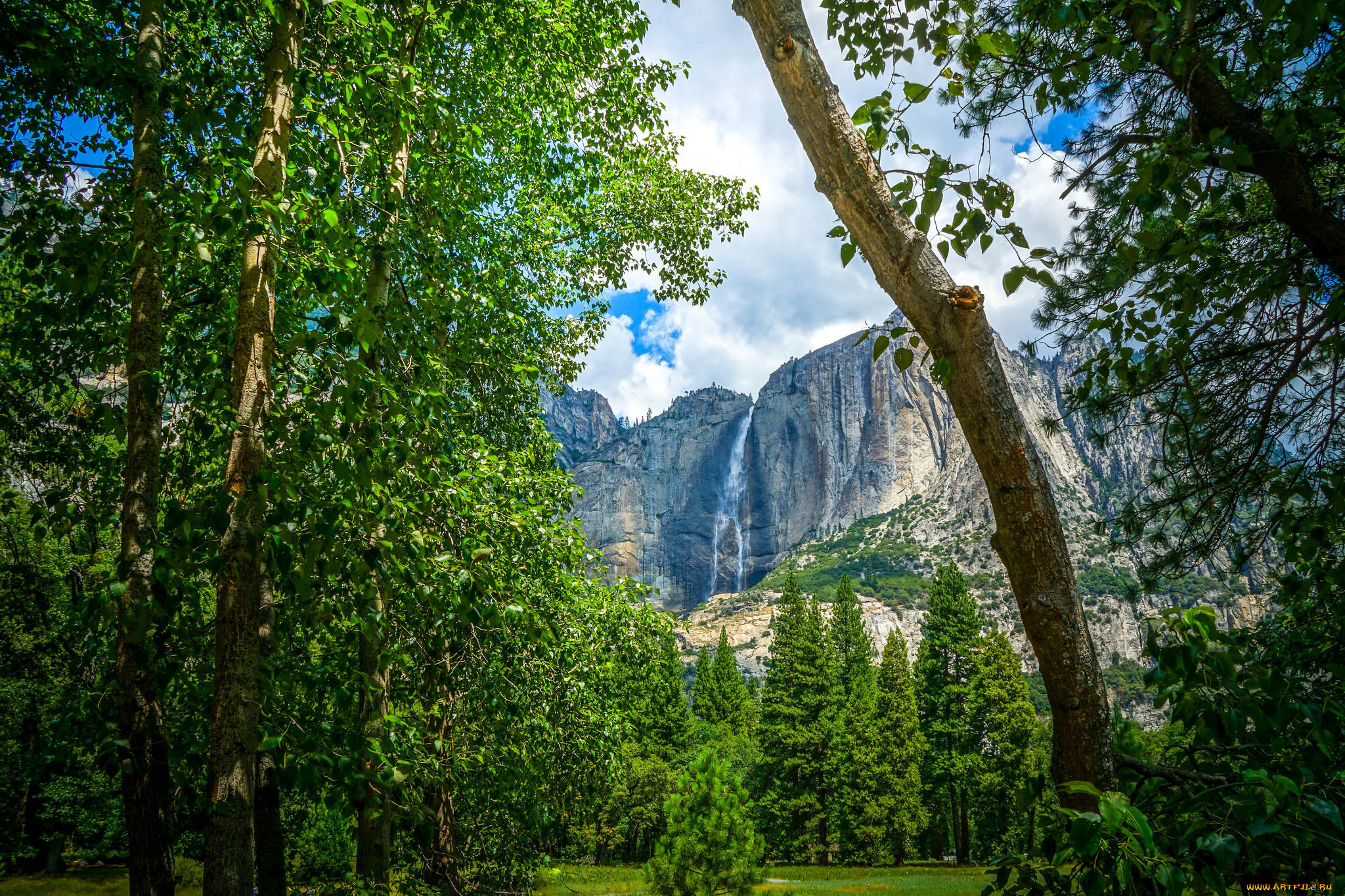 природа, водопады, yosemite, national, park, йосемитский, национальный, парк
