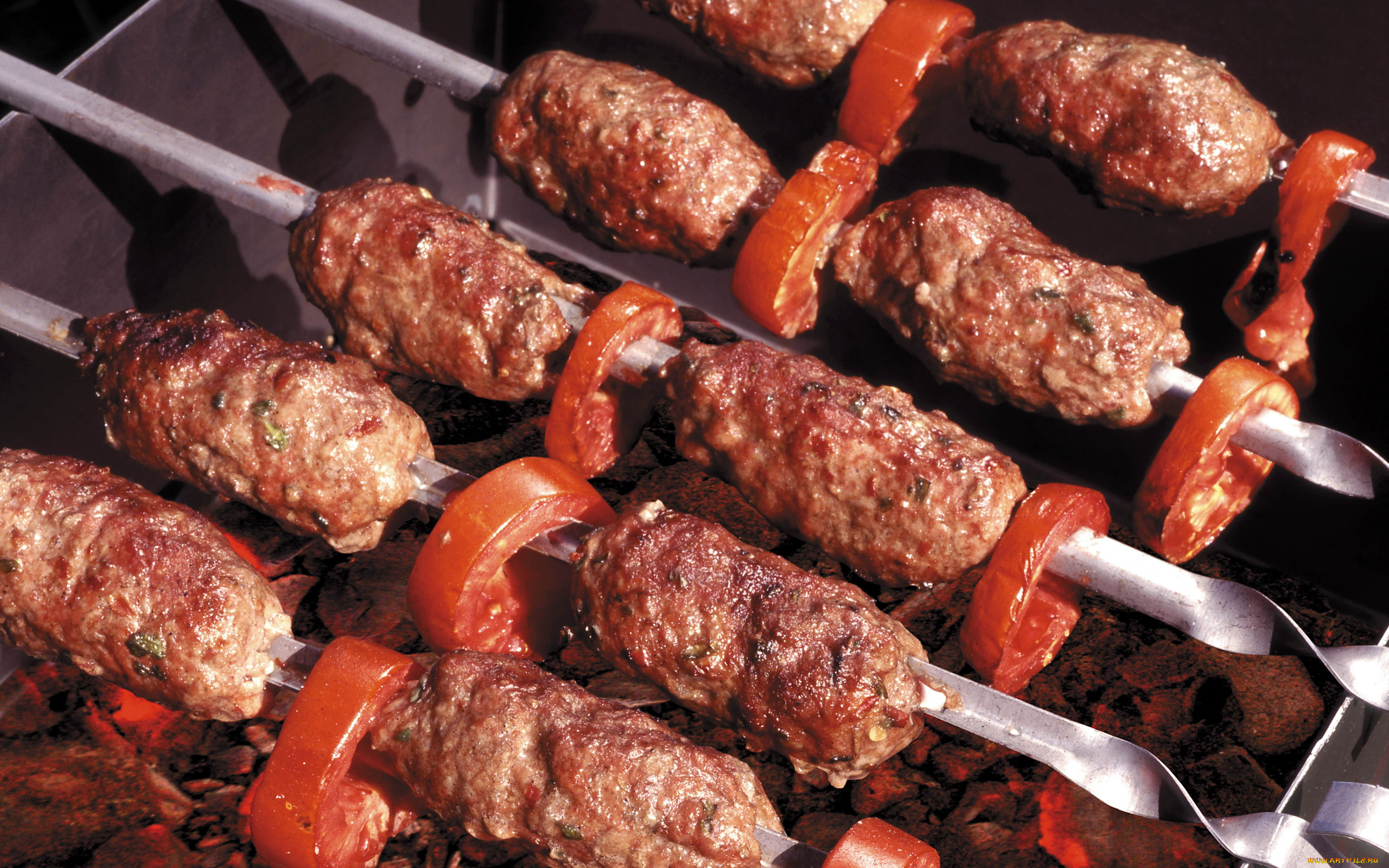 еда, шашлык, , барбекю, кебаб, шампуры