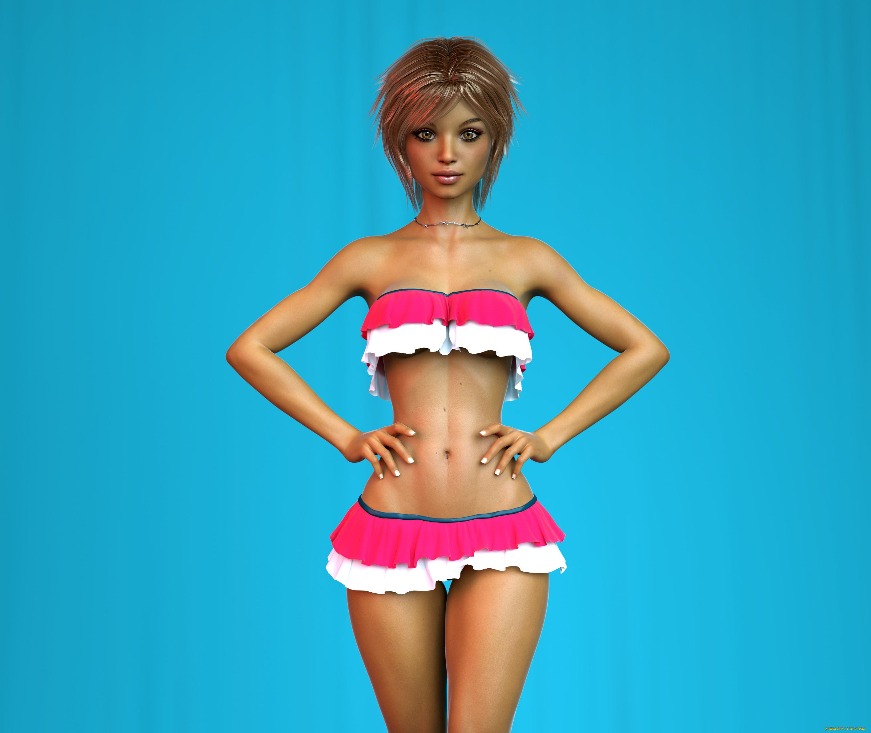 3д, графика, люди, , people, фон, взгляд, девушка