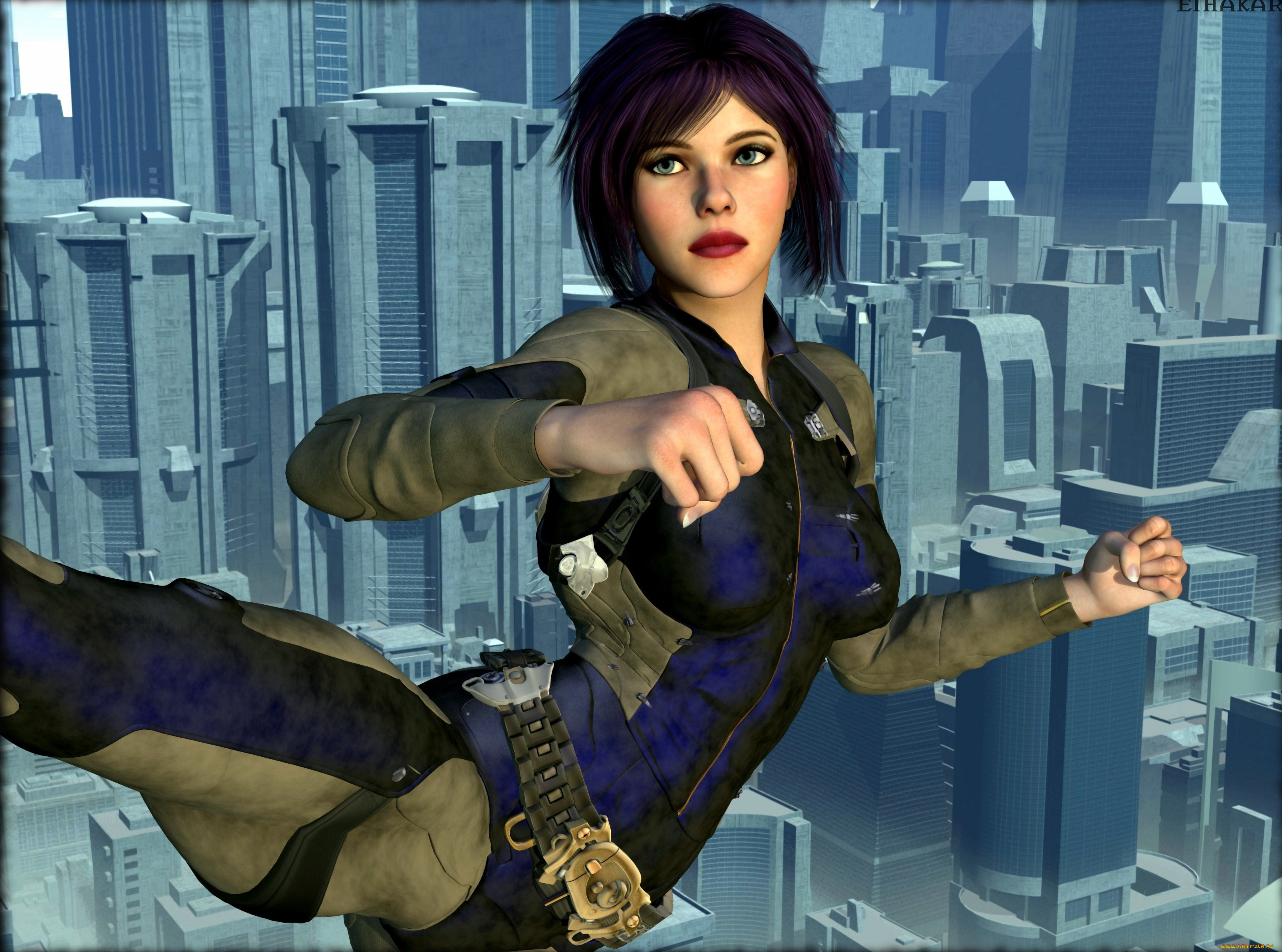 3д, графика, люди, , people, фон, взгляд, девушка