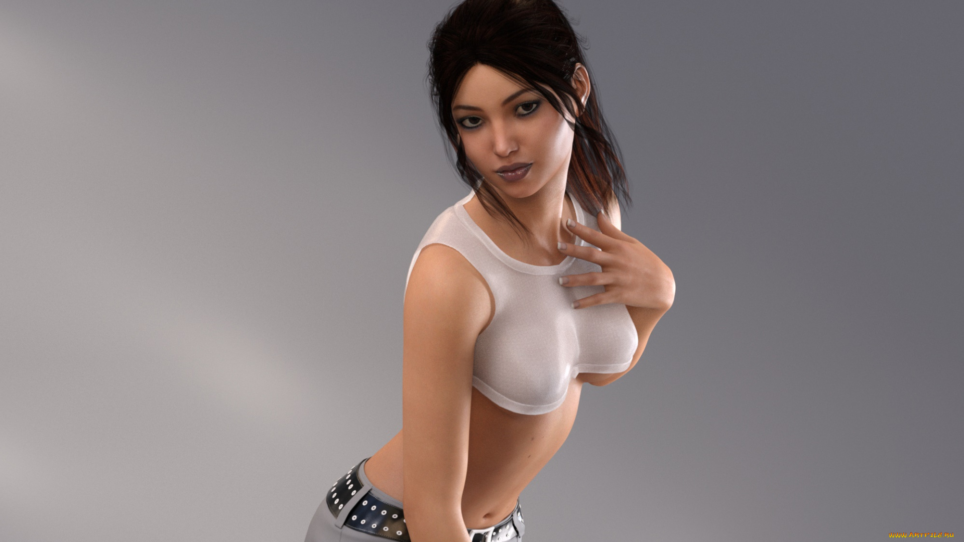 3д, графика, люди, , people, девушка, фон, взгляд