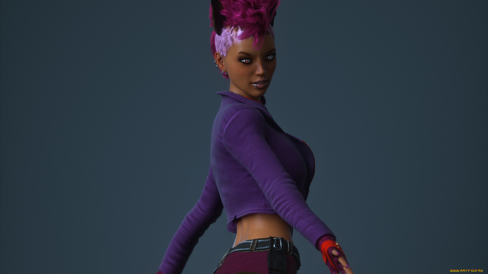 3д, графика, люди, , people, девушка, взгляд, фон