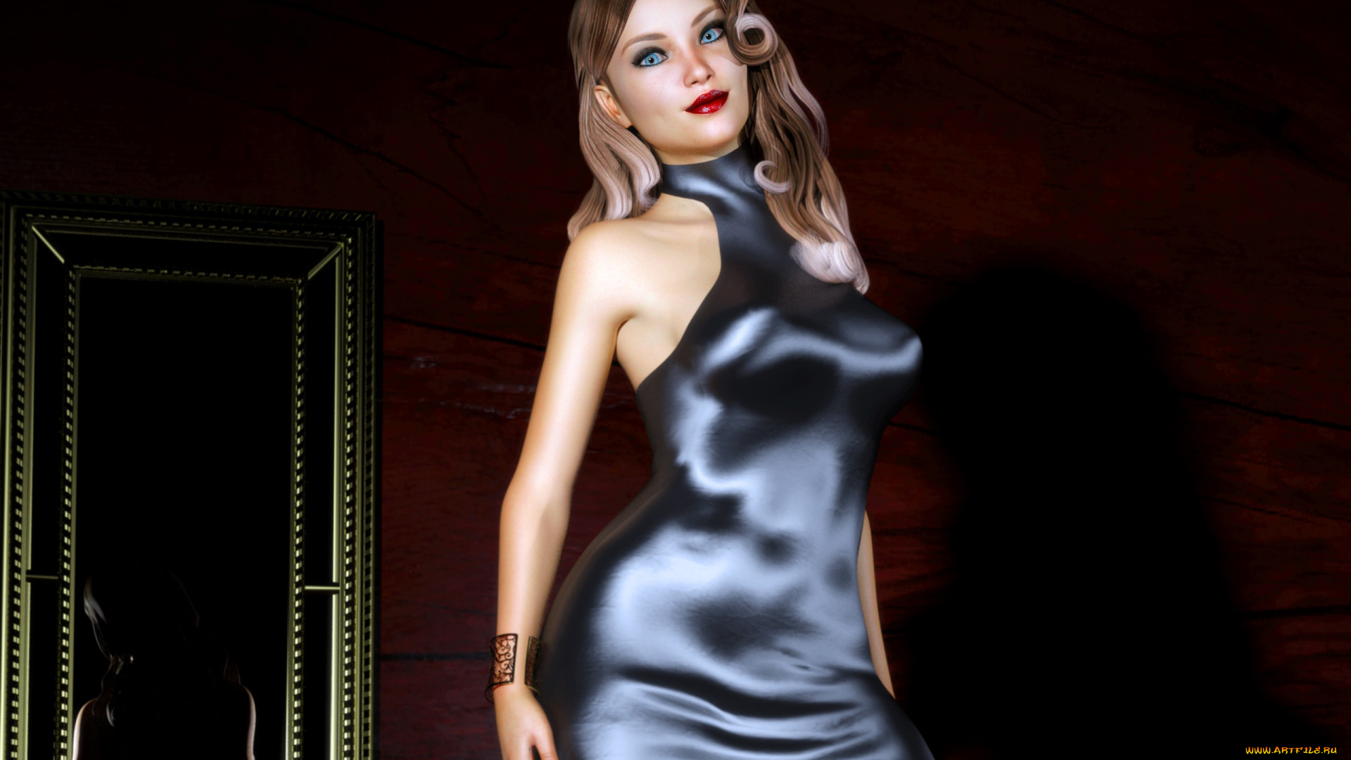 3д, графика, люди, , people, фон, взгляд, девушка