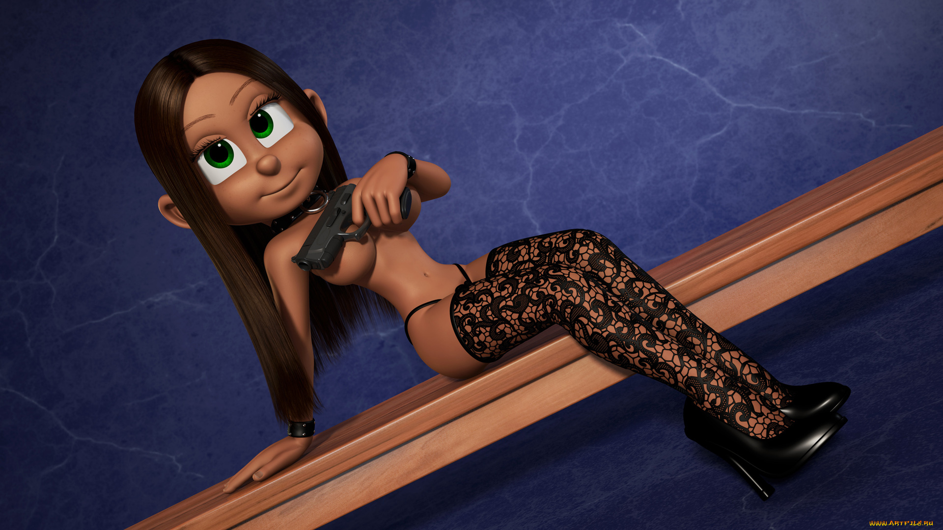 3д, графика, мультфильмы, и, в, игры, девушка, взгляд, фон