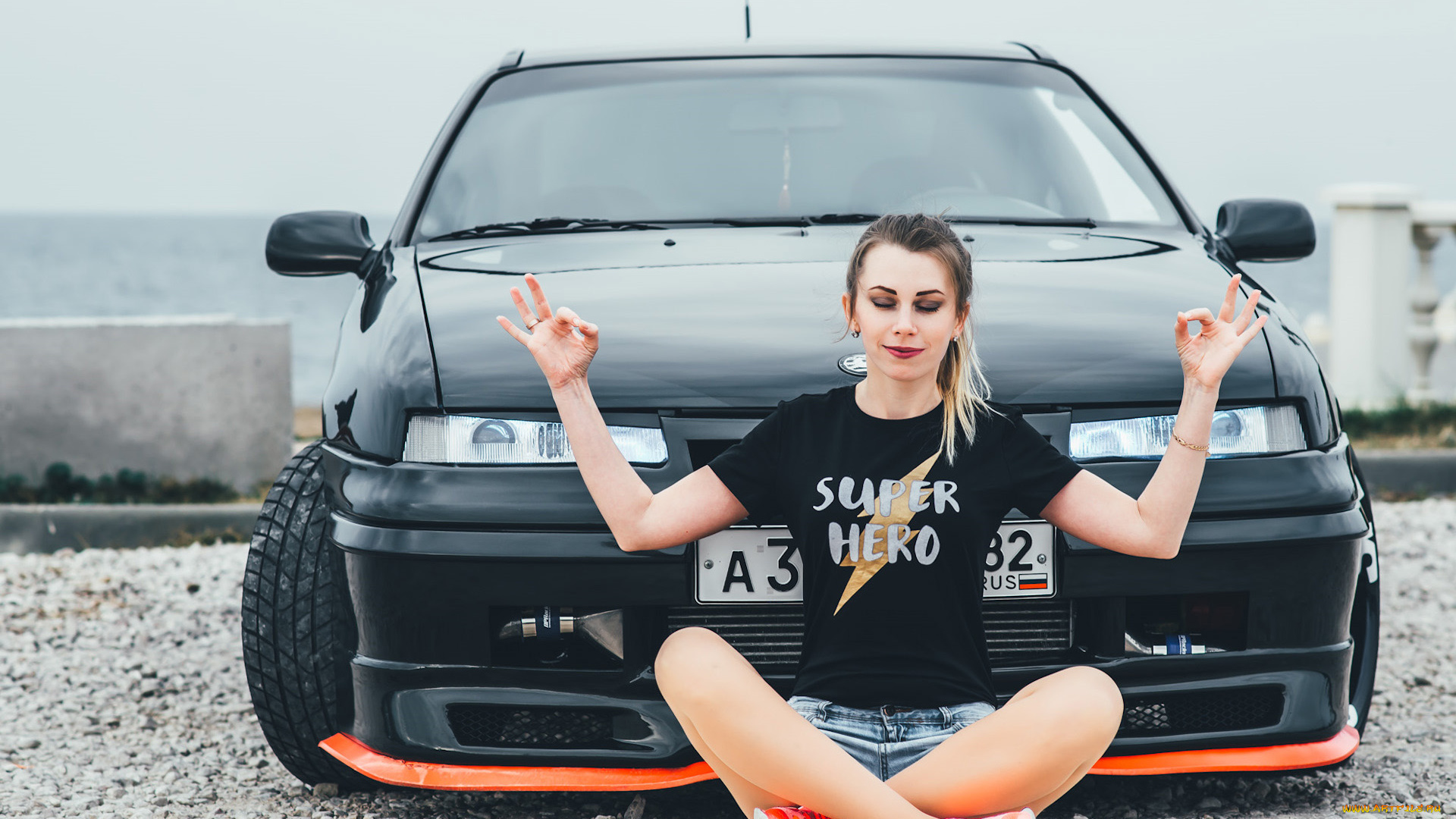 автомобили, -авто, с, девушками, opel, calibra