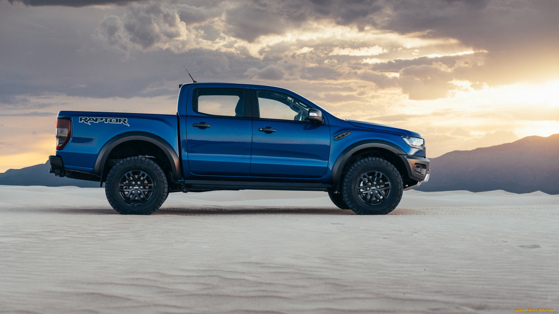 ford, ranger, raptor, , 2019, автомобили, ford, ranger, raptor, пустыня, форд, вид, сбоку, пикап, профиль, рейнджер