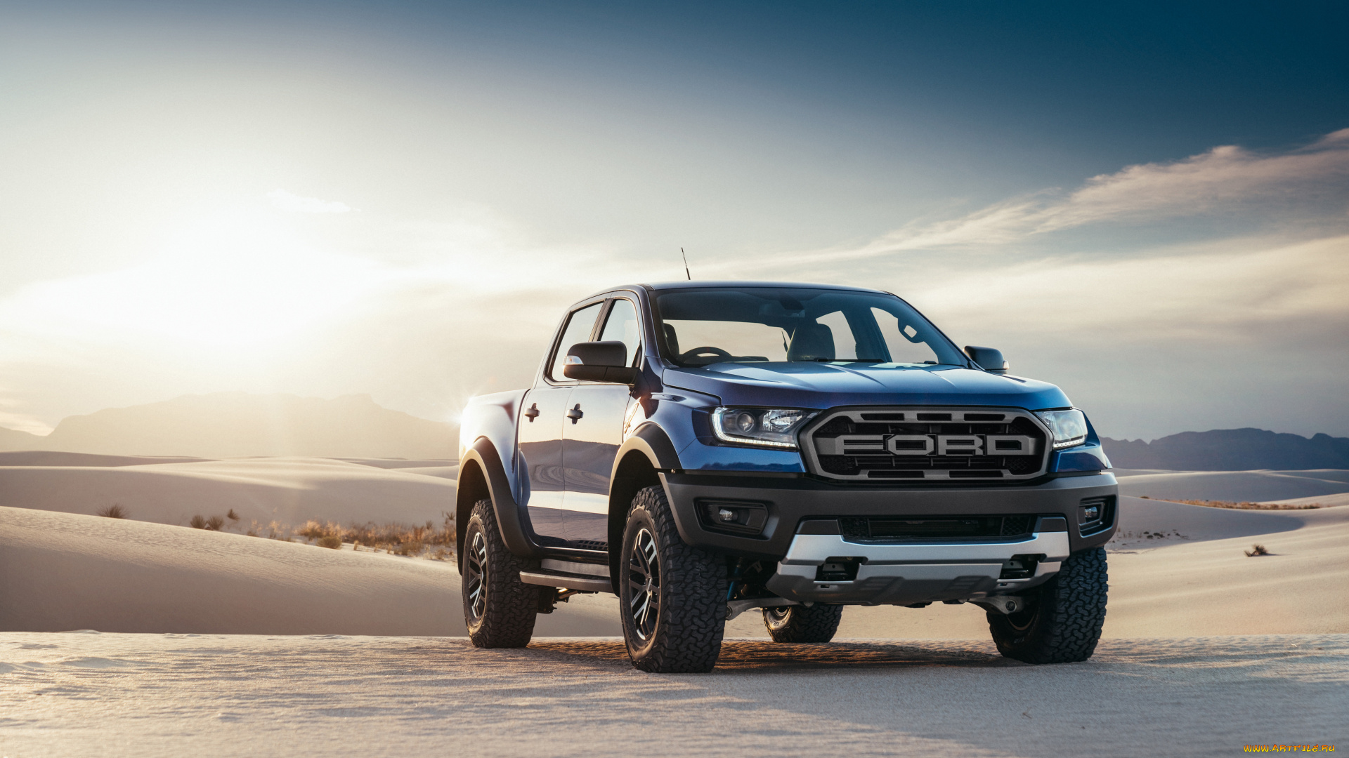 ford, ranger, raptor, , 2019, автомобили, ford, raptor, ranger, синий, форд, рейнджер, пески