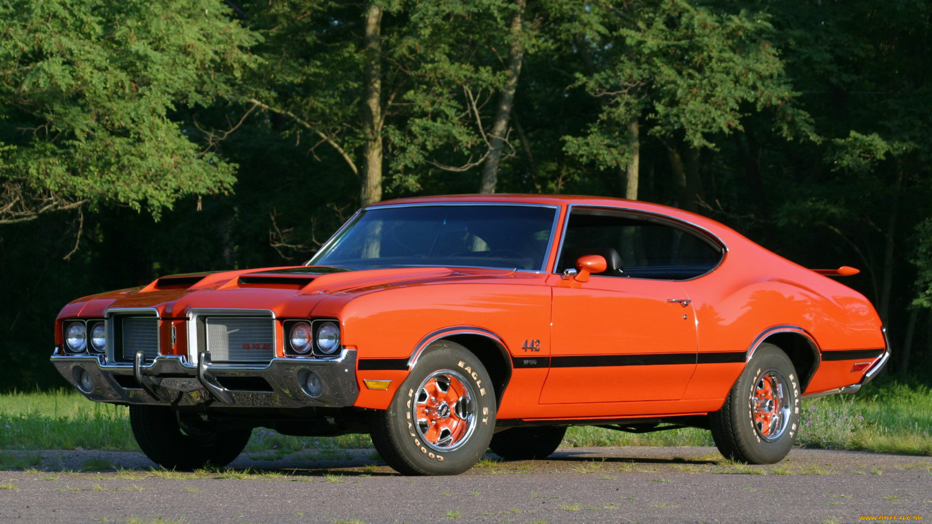 oldsmobile, cutlass, 442, w-30, hardtop, coupe, 1972, автомобили, oldsmobile, 1972, 442, w-30, coupe, cutlass, hardtop