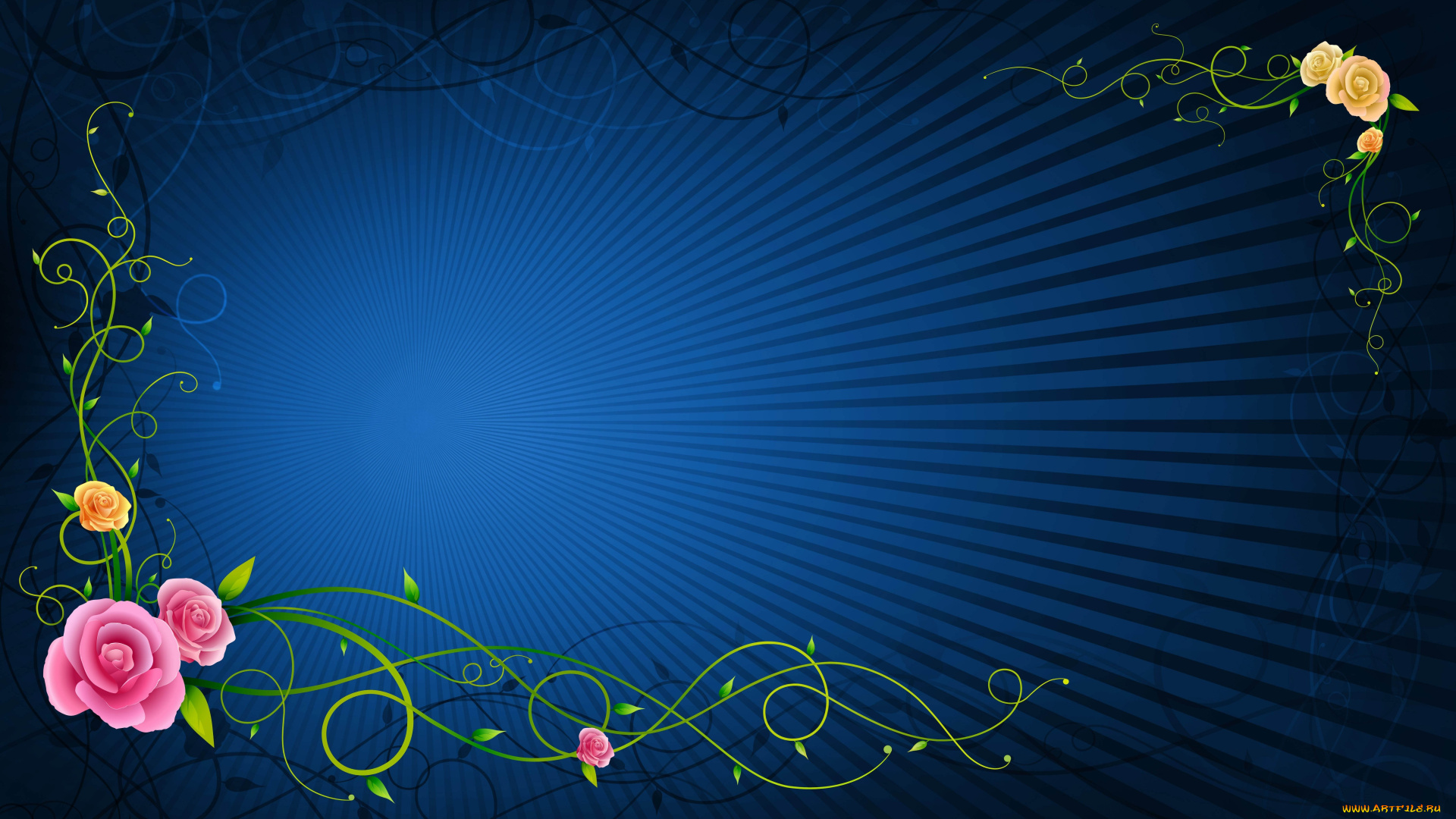 векторная, графика, цветы, , flowers, цветы, фон