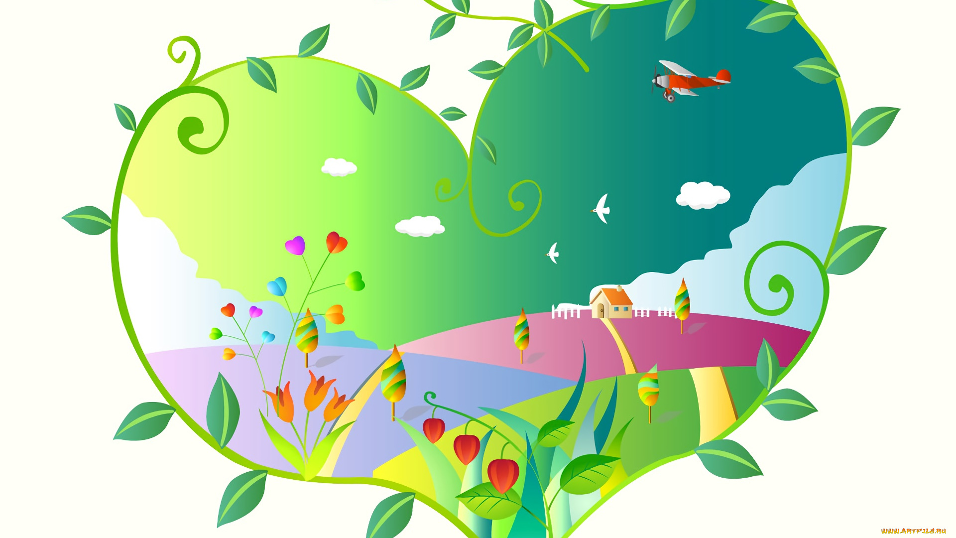 векторная, графика, сердечки, , hearts, фон, сердечко