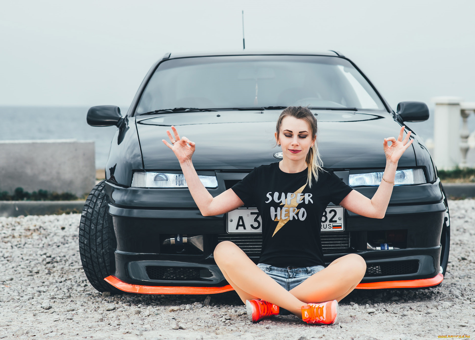 автомобили, -авто, с, девушками, opel, calibra