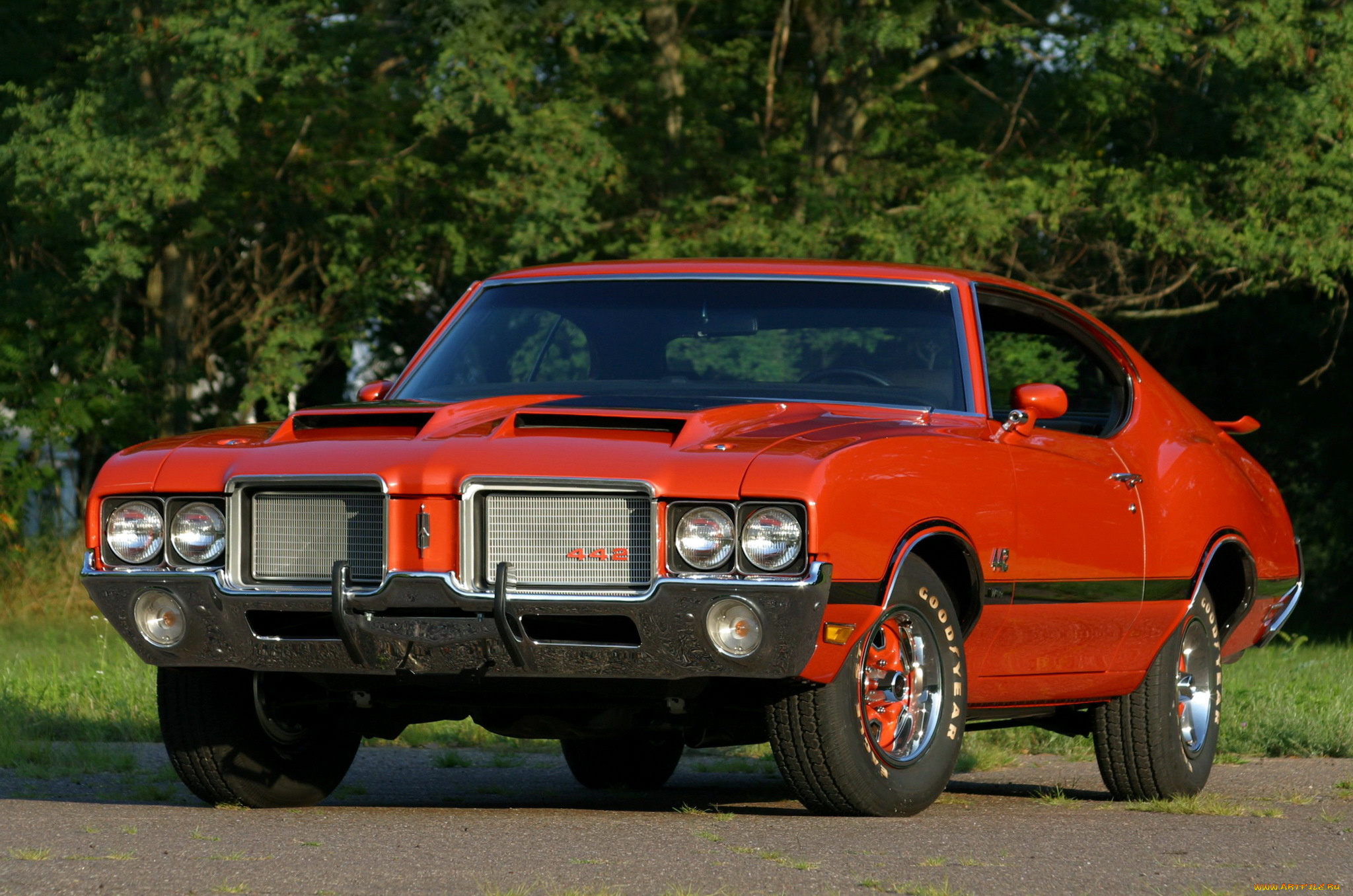 oldsmobile, cutlass, 442, w-30, hardtop, coupe, 1972, автомобили, oldsmobile, coupe, cutlass, 442, w-30, 1972, hardtop