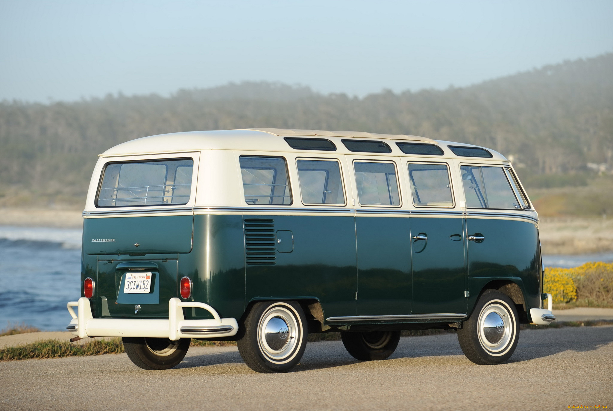 volkswagen, t1, deluxe, samba, bus, 1965, автомобили, volkswagen, 1965, bus, deluxe, t1, samba
