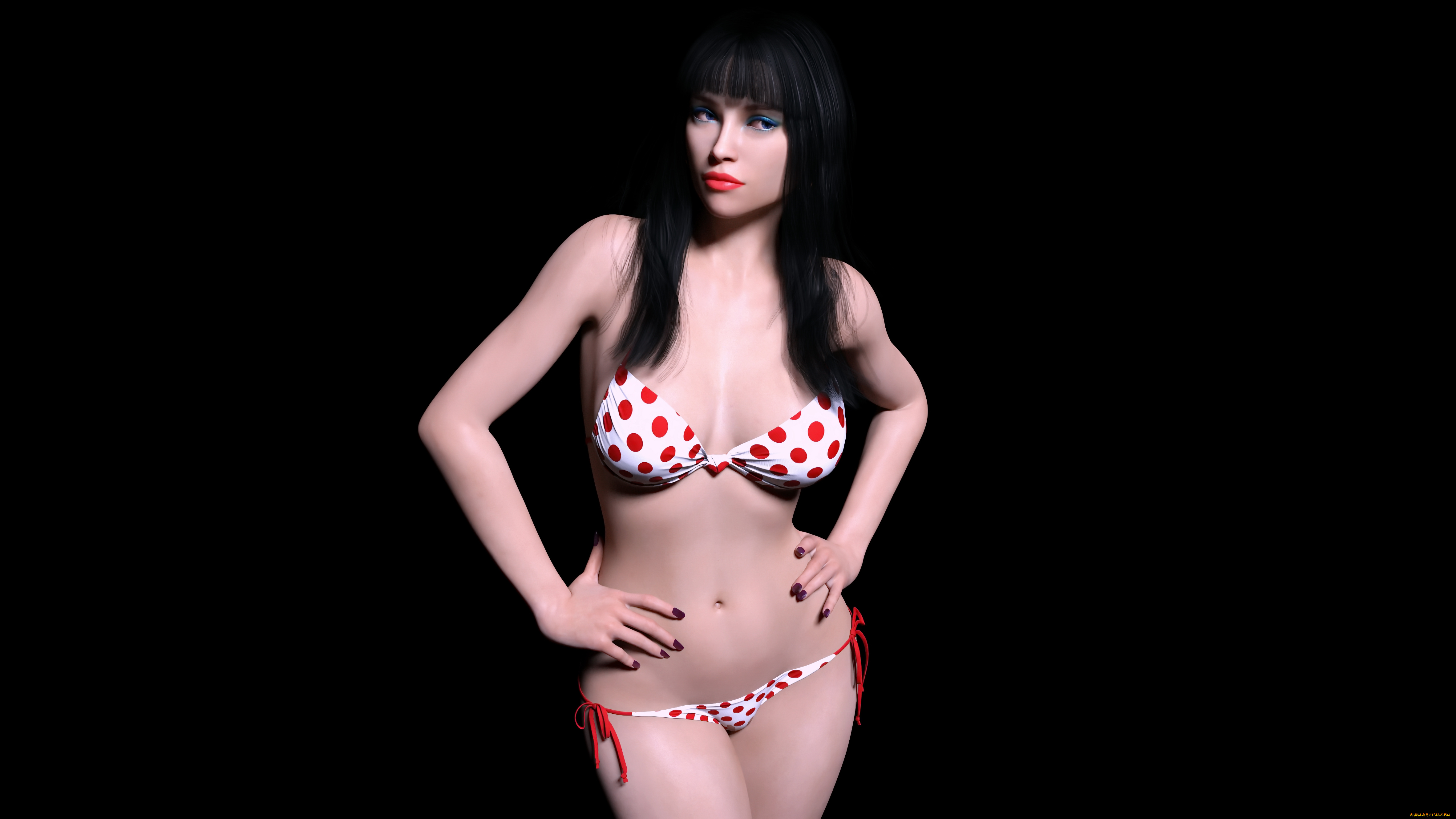 3д, графика, люди, , people, взгляд, девушка, фон