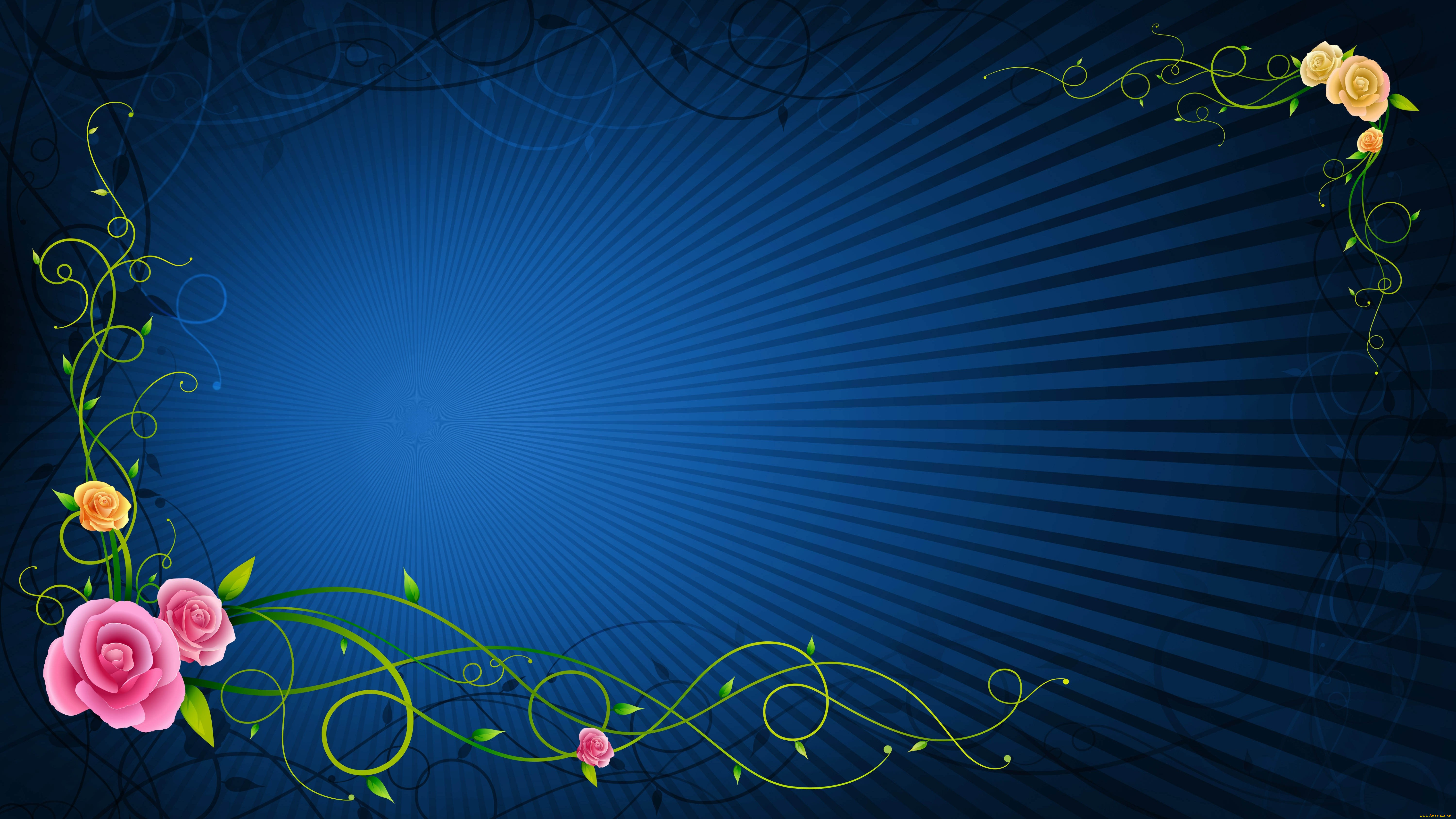 векторная, графика, цветы, , flowers, цветы, фон