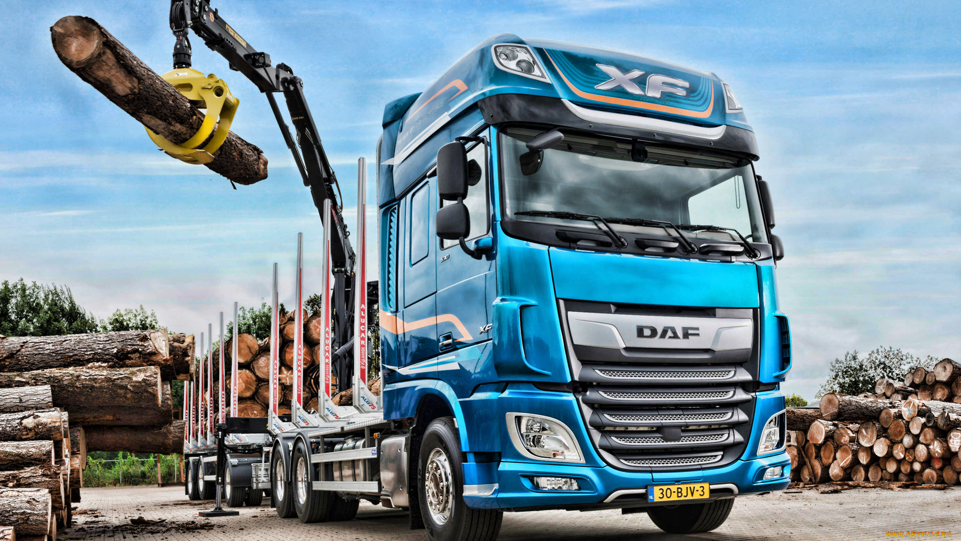 2019, daf, xf, 530, автомобили, daf, грузовики, лесовоз, trucks, 2019, lkw, hdr, xf, 530