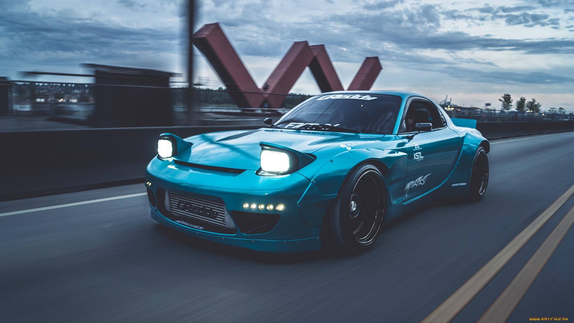 автомобили, mazda, rx7