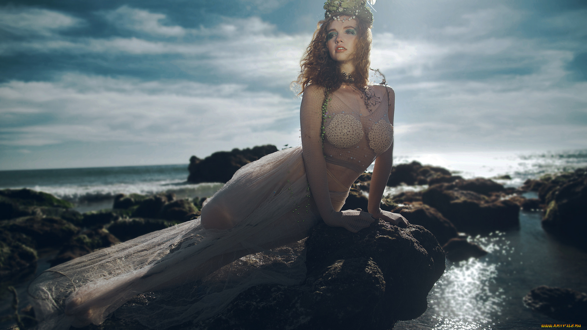 девушка, девушки, -unsort, , рыжеволосые, и, другие, модель, alexandria, basso