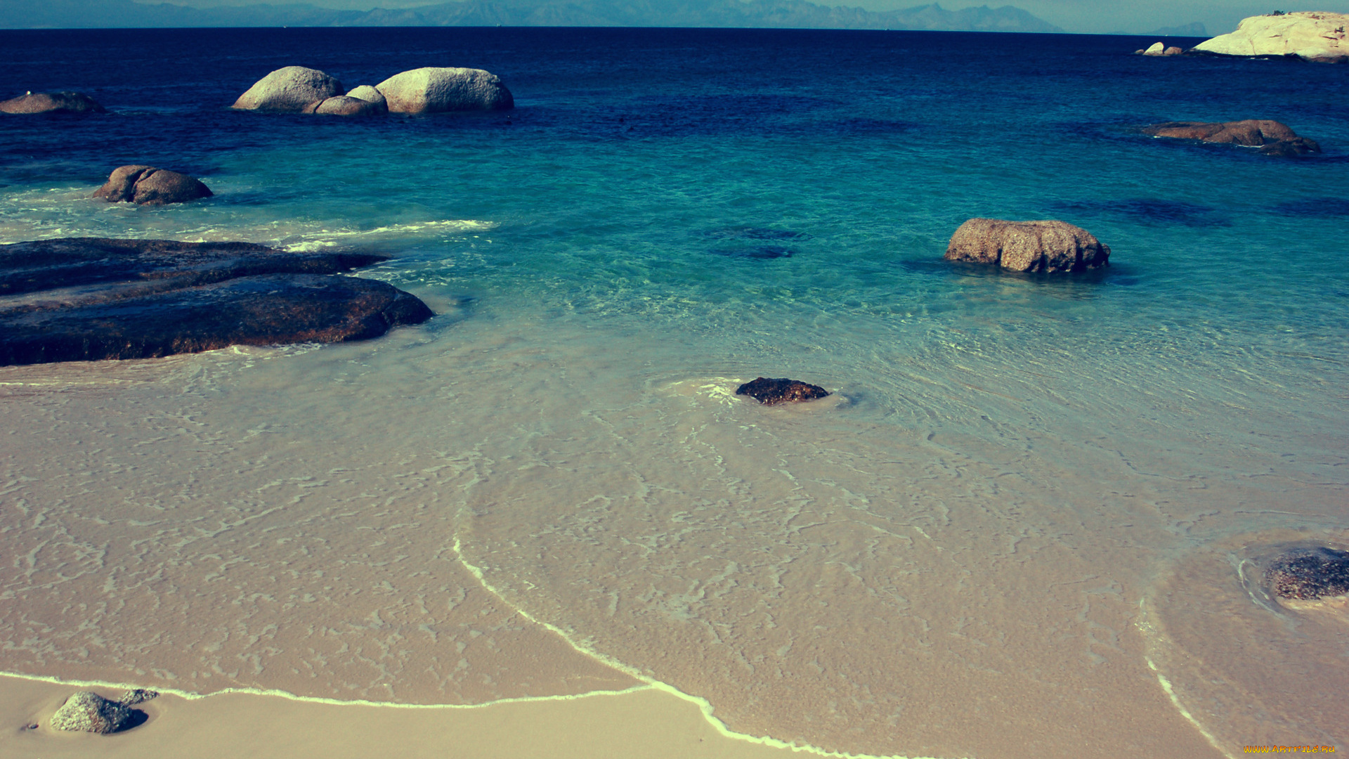 природа, побережье, берег, камни, море