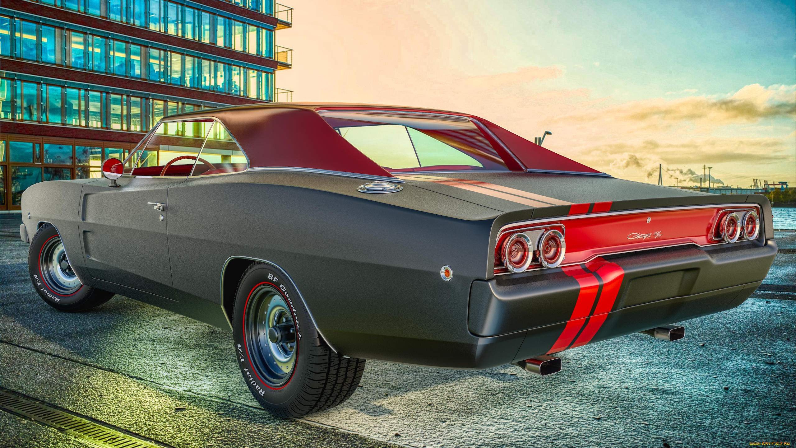 автомобили, 3д, автомобиль, фон