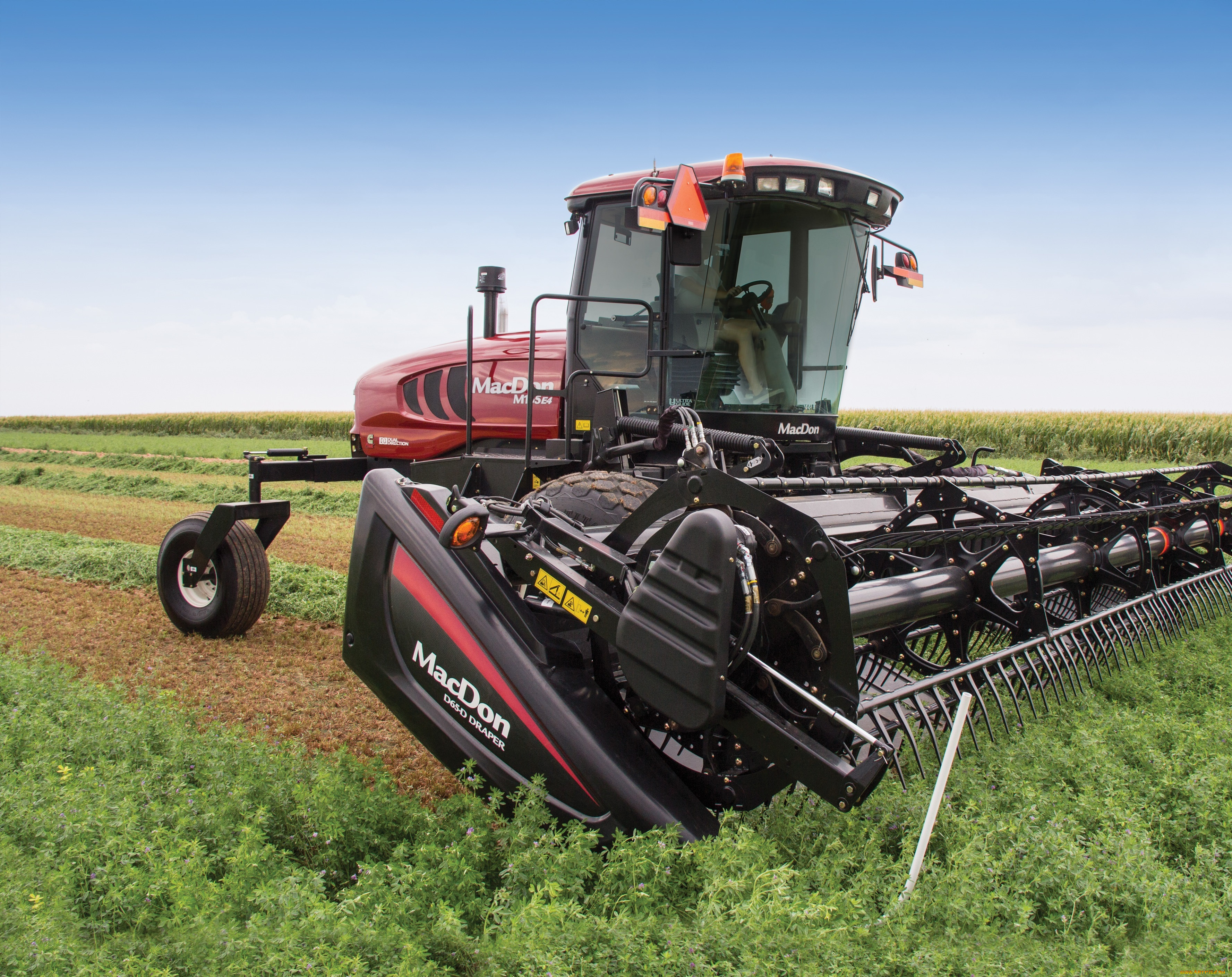 техника, комбайны, macdon