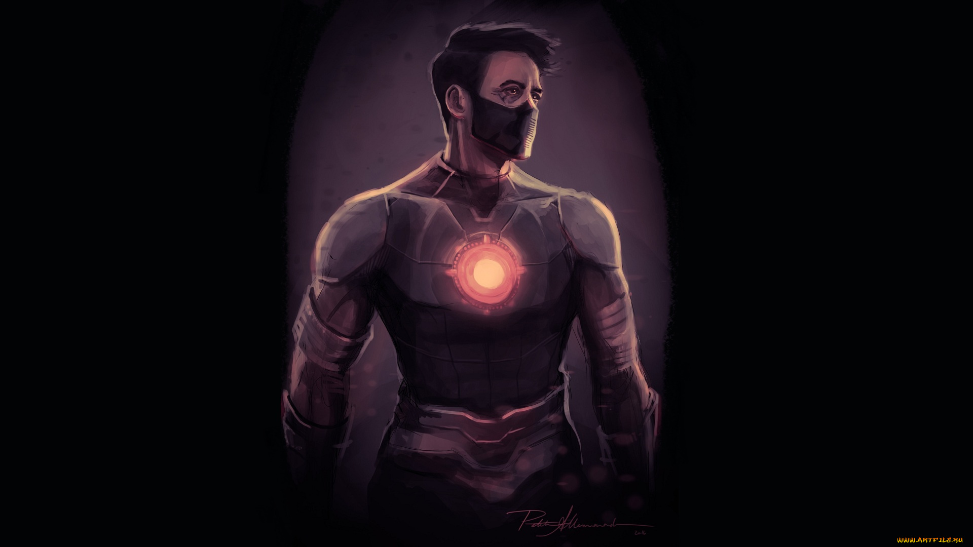 рисованное, кино, железный, человек, роберт, дауни, мл, тони, старк