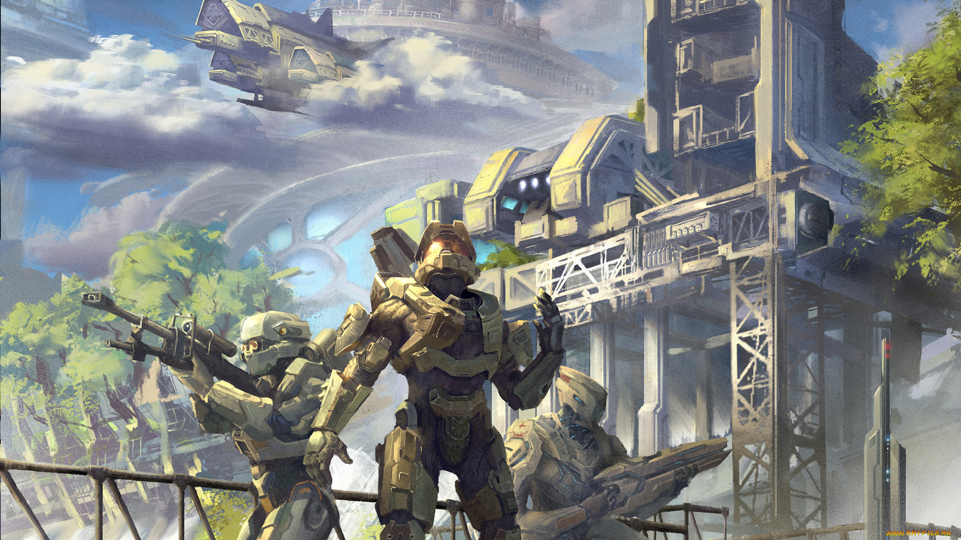 видео, игры, halo, 2, halo