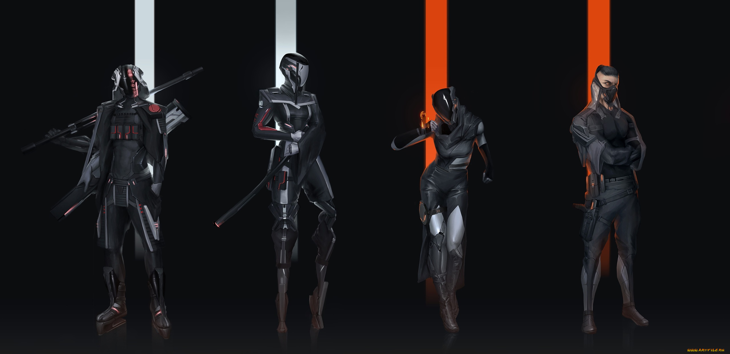 фэнтези, люди, александра, акимова, киборг, киберпанк, artwork