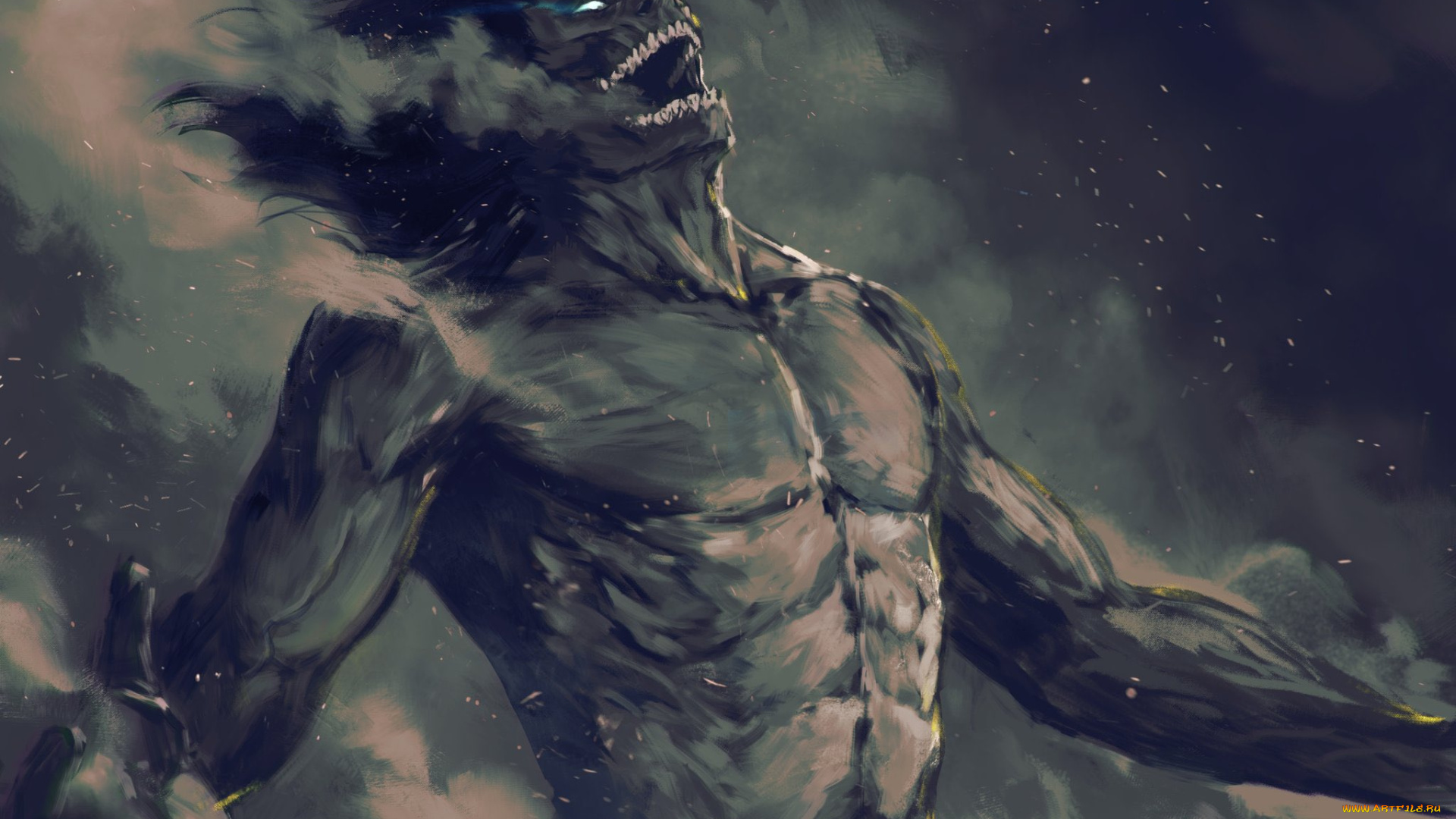 аниме, shingeki, no, kyojin, attack, on, titan