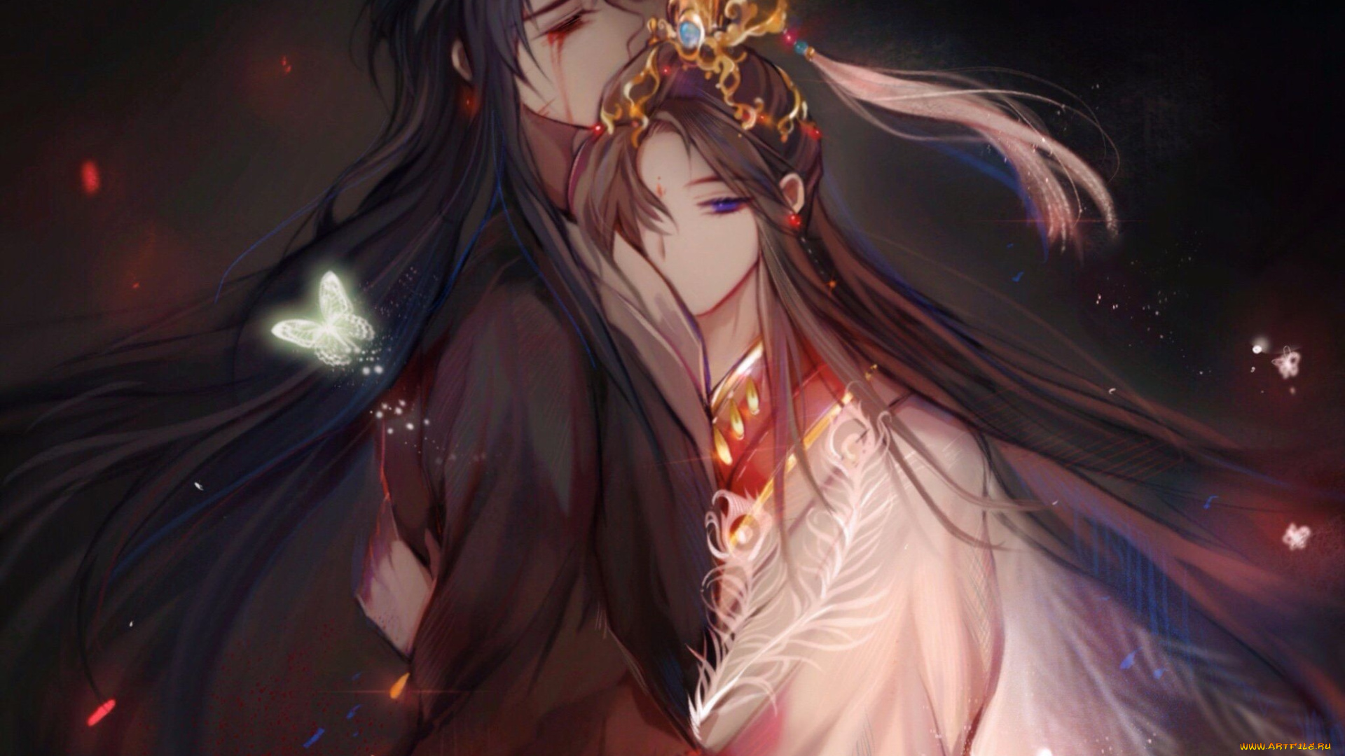 аниме, tian, guan, ci, fu, благословение, небожителей, tian, guan, ci, fu, мосян, тунсю