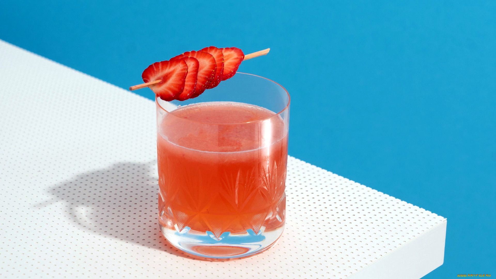 еда, напитки, , коктейль, стакан, коктейль, клубника