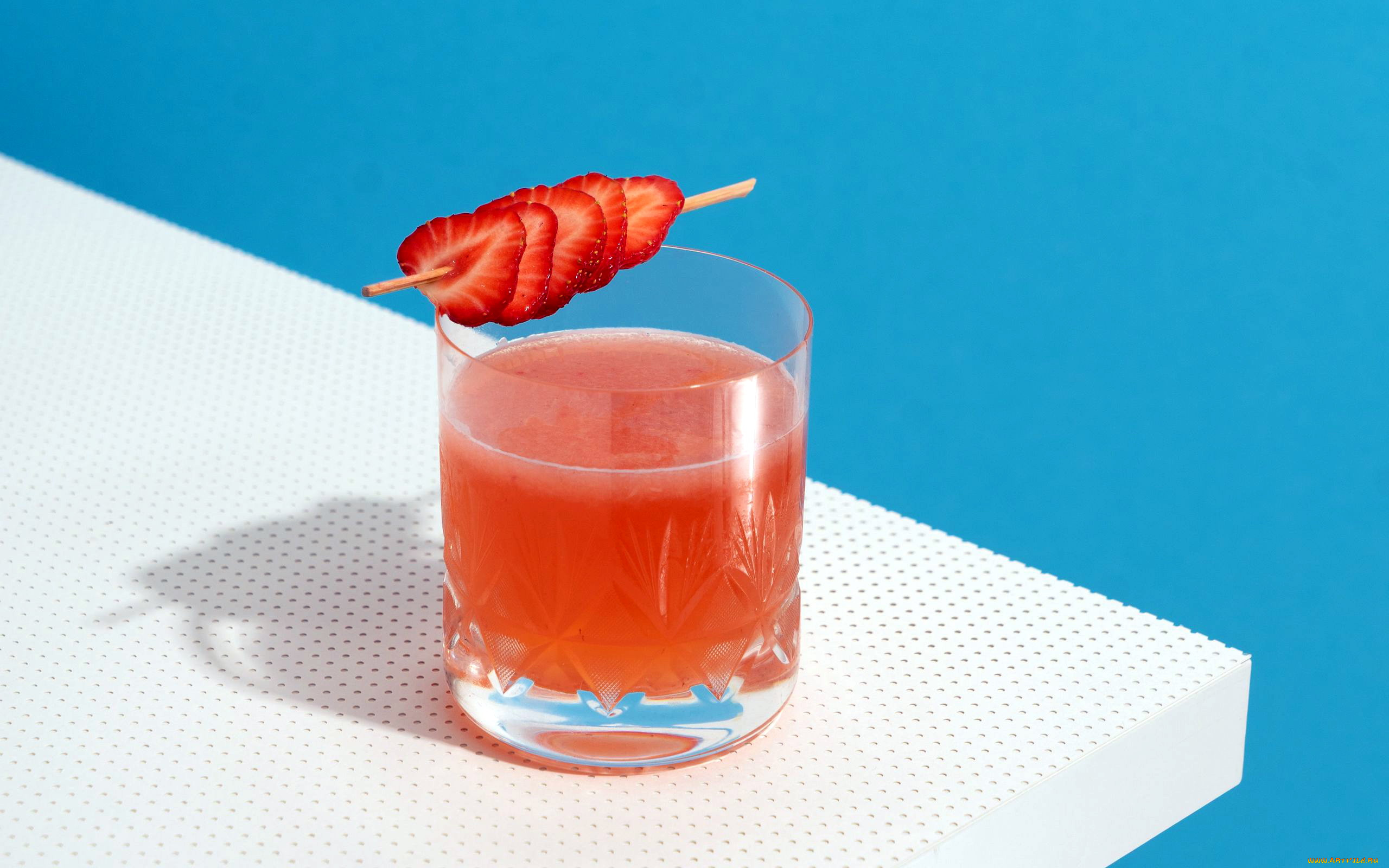 еда, напитки, , коктейль, стакан, коктейль, клубника