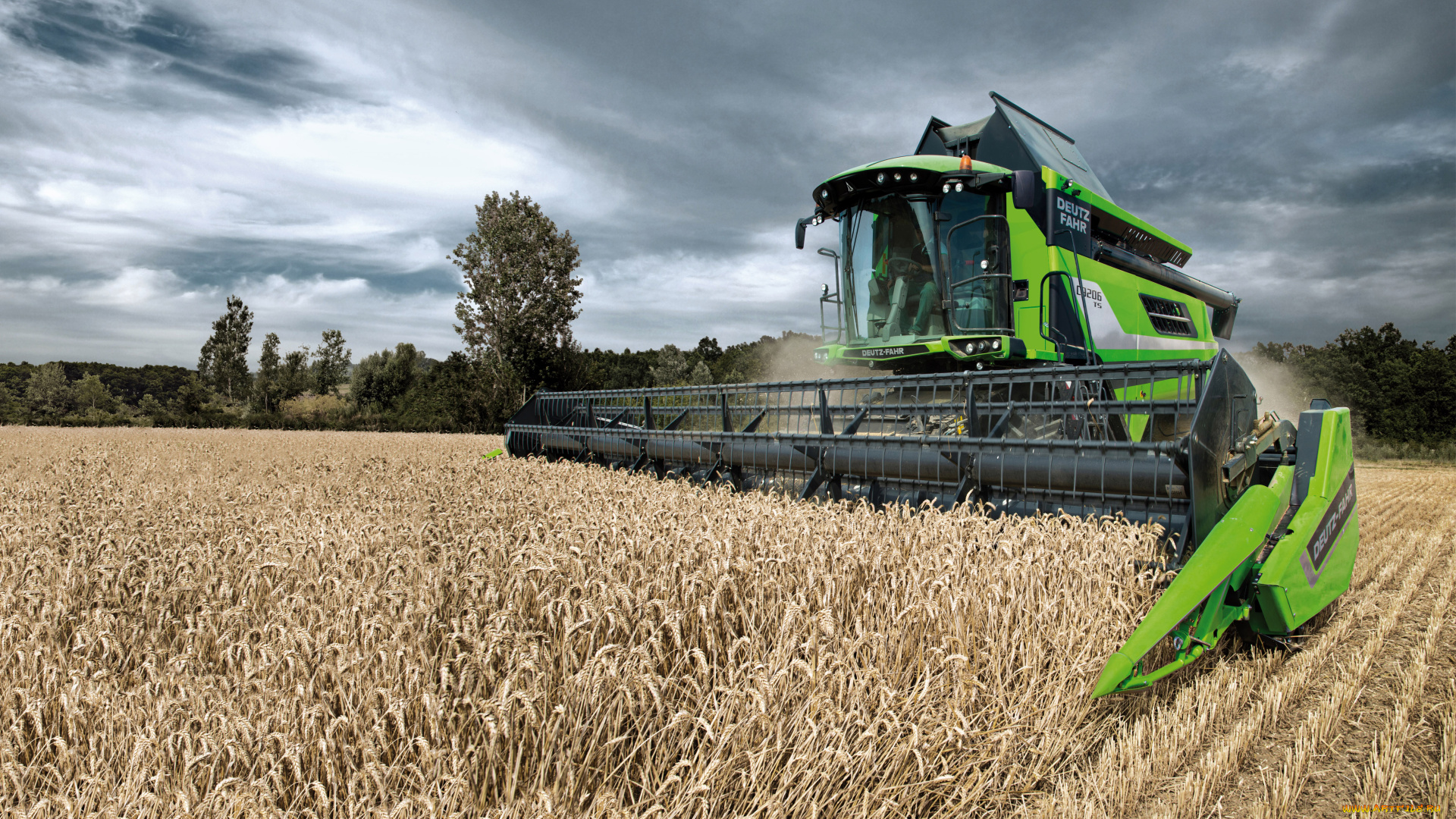 техника, комбайны, deutz-fahr