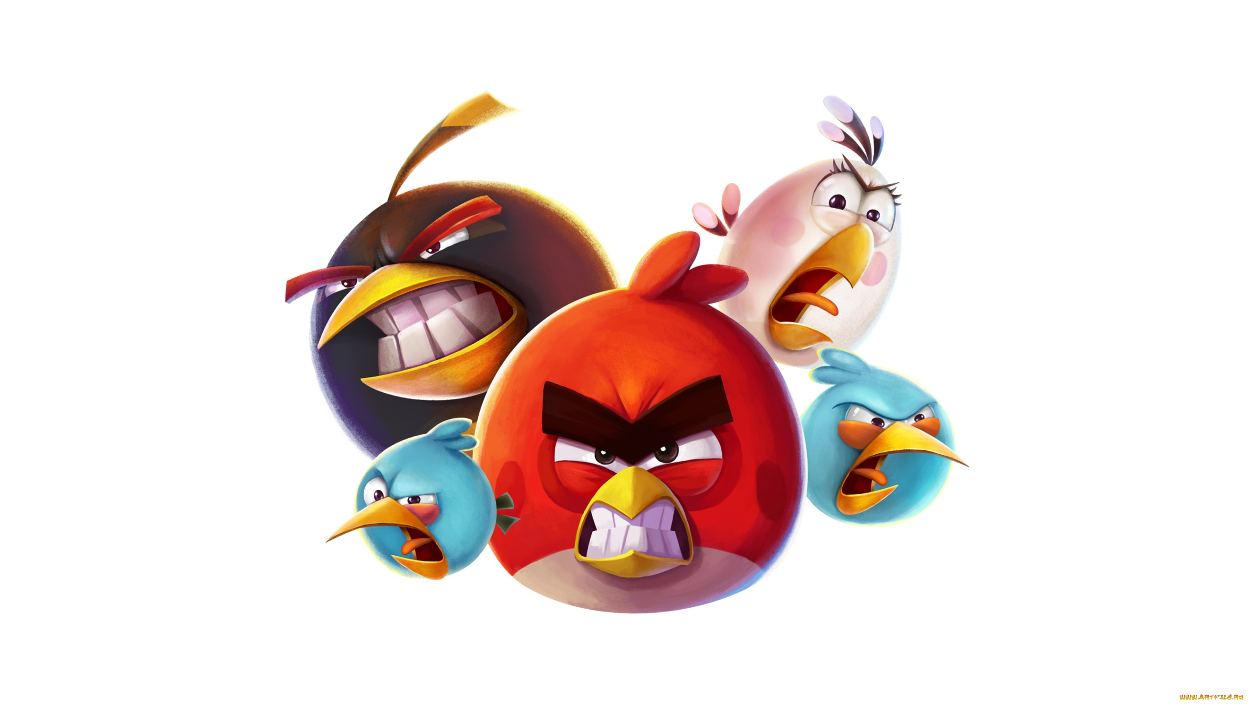 видео, игры, angry, birds, 2, птицы, игры, обои, игра, картинки, белый, фон, wallpaper, angry, birds, на, рабочий, стол, rovio, дисплея, злые, 2