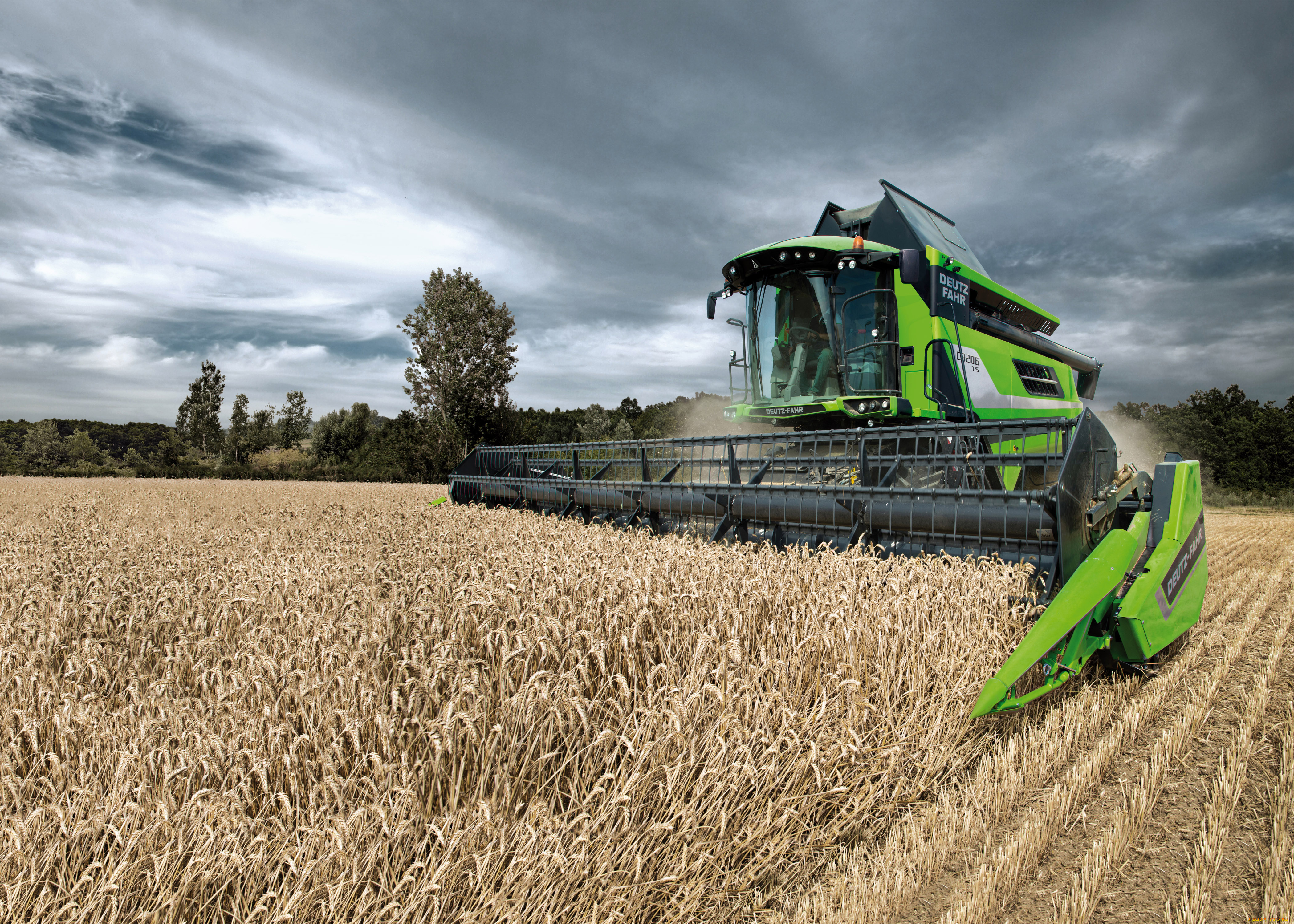 техника, комбайны, deutz-fahr