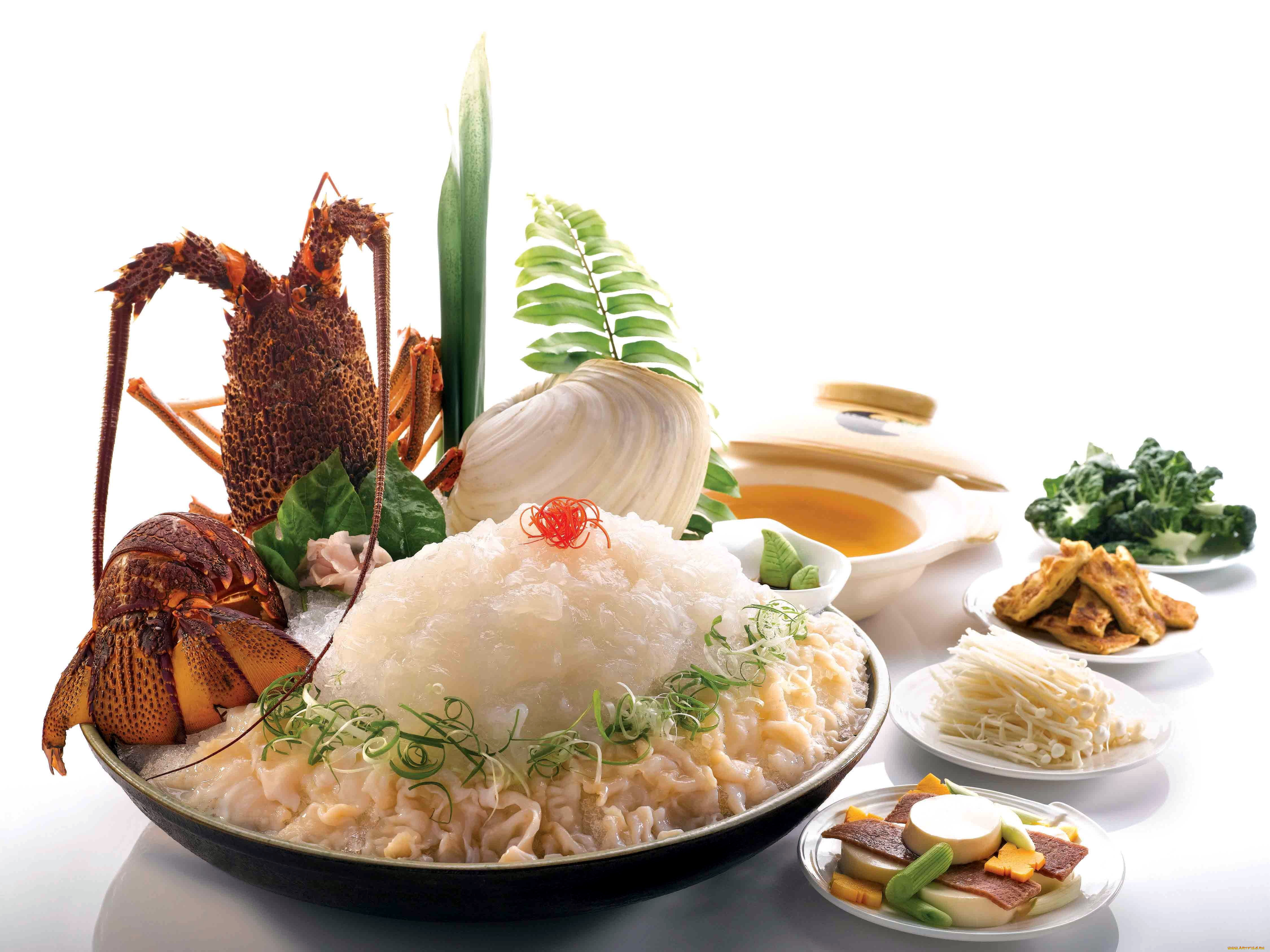 еда, рыбные, блюда, , с, морепродуктами, морепродукты