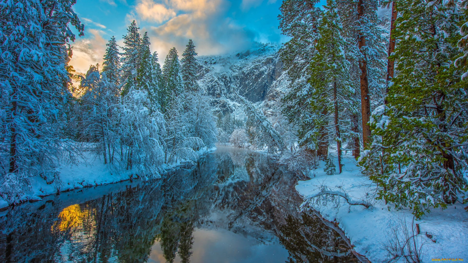 национальный, парк, йосемити, природа, реки, озера, национальный, парк, йосемити, река, горы