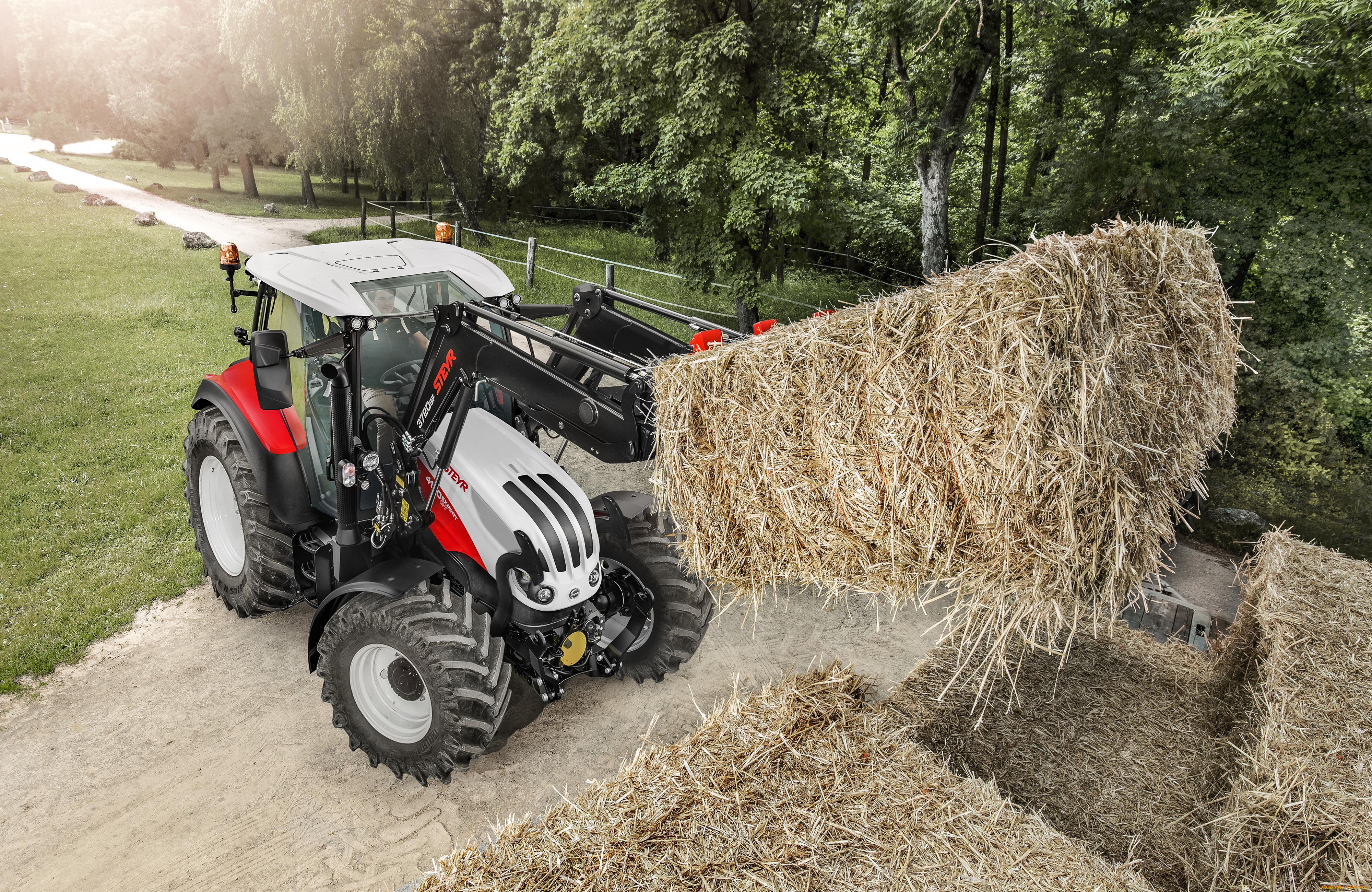 техника, фронтальные, погрузчики, steyr