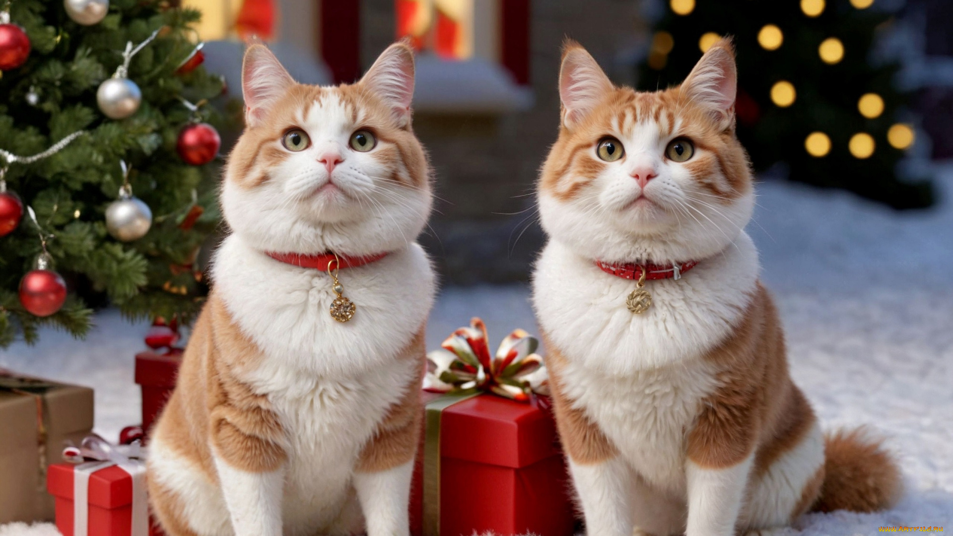 праздничные, -, разное, , новый, год, кот, кошка