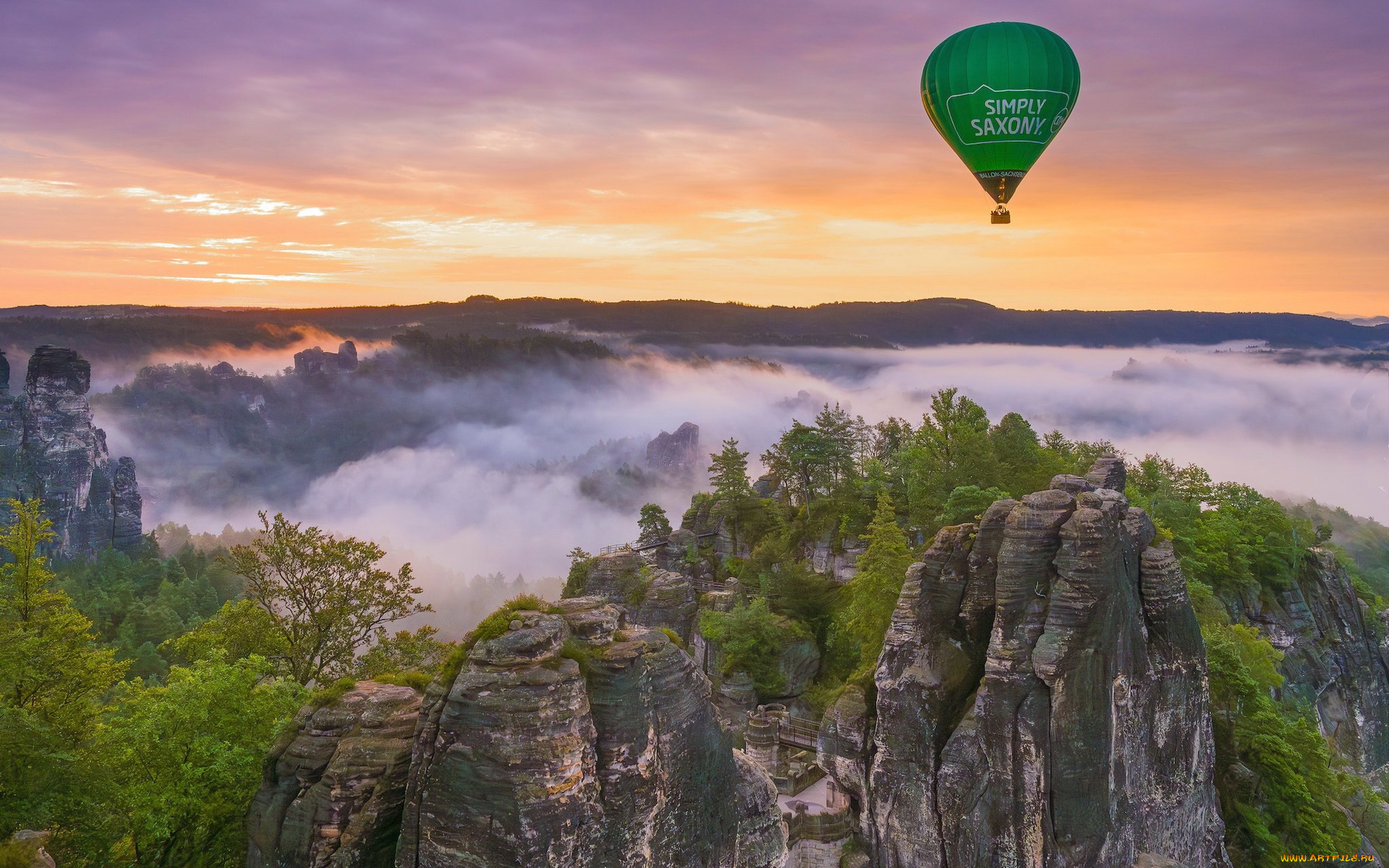 авиация, воздушные, шары, дирижабли, небо, воздушный, шар, полет, облака, горы