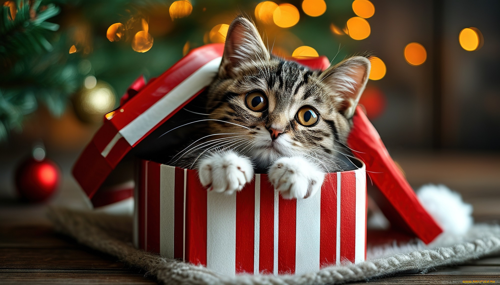 праздничные, -, разное, , новый, год, кот, кошка