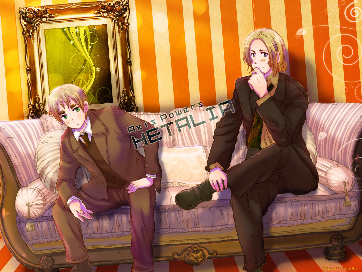 hetalia, axis, powers, аниме