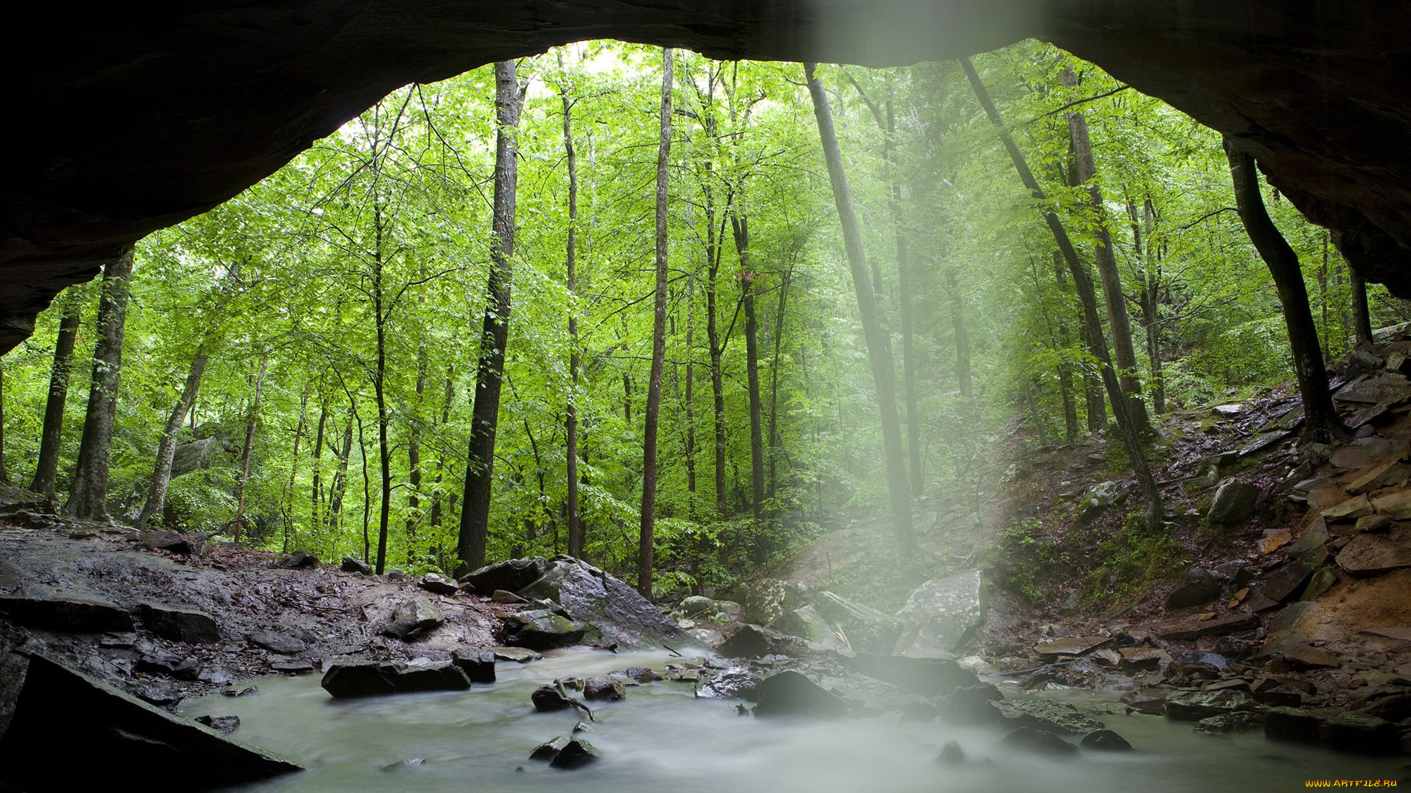 природа, водопады