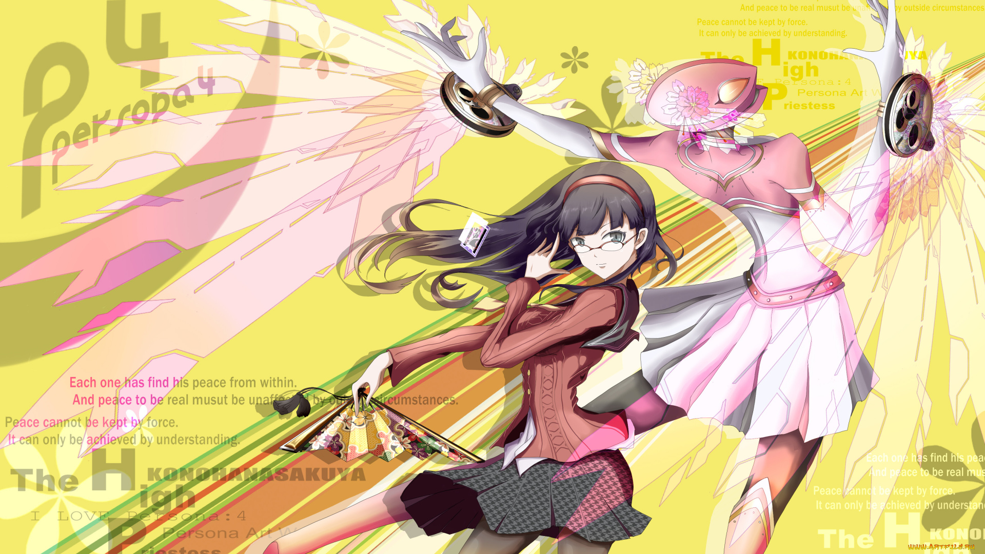 аниме, persona, 4, mari