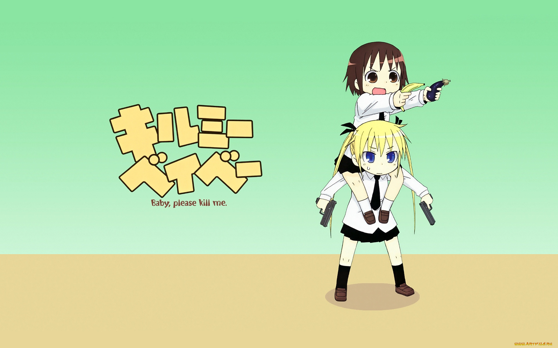 аниме, kill, me, baby