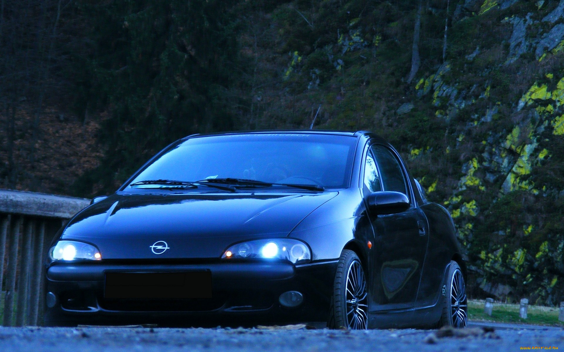 автомобили, opel, черный