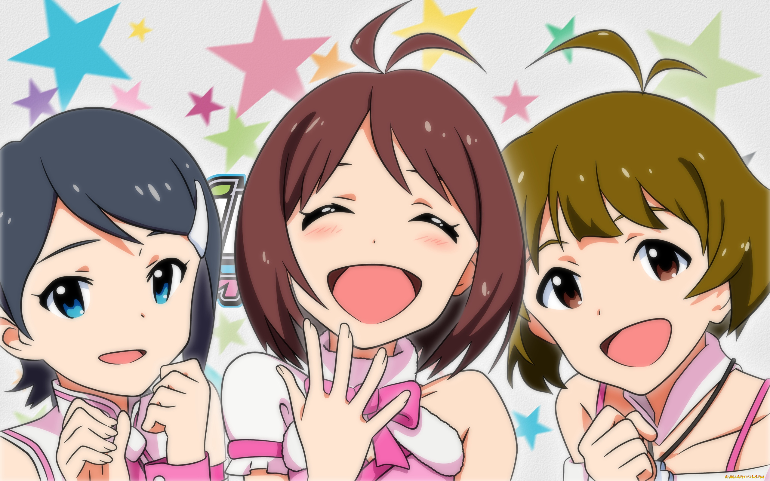 аниме, idolm@ster, девушки